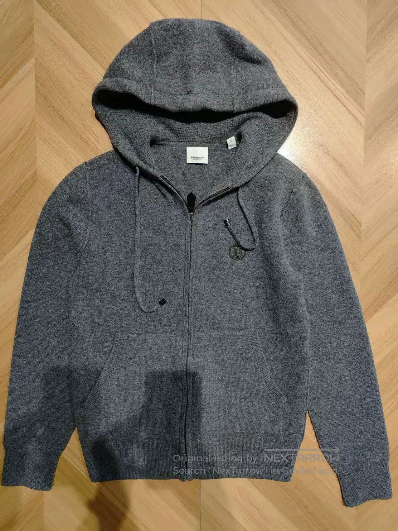 Burberry burberry cashmere zip-up hoodie jacket. Size US M / EU 48-50 / 2 - 1 Thumbnail