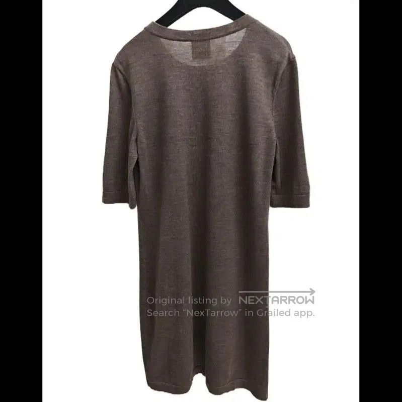 Chanel Chanel Gray Wool Short Sleeve Dress . Size S / US 4 / IT 40 - 8 Thumbnail