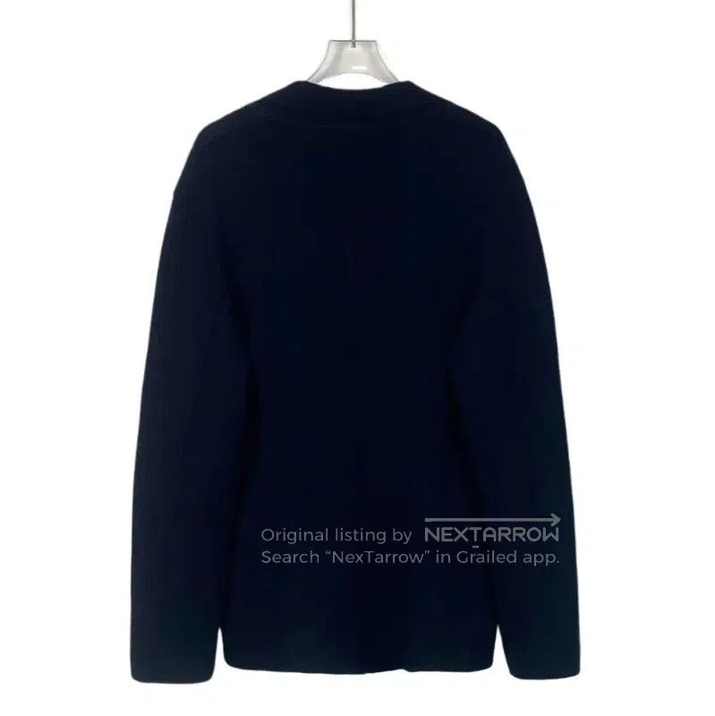Prada Prada Navy Wool Men's Cardigan. Size US M / EU 48-50 / 2 - 2 Thumbnail