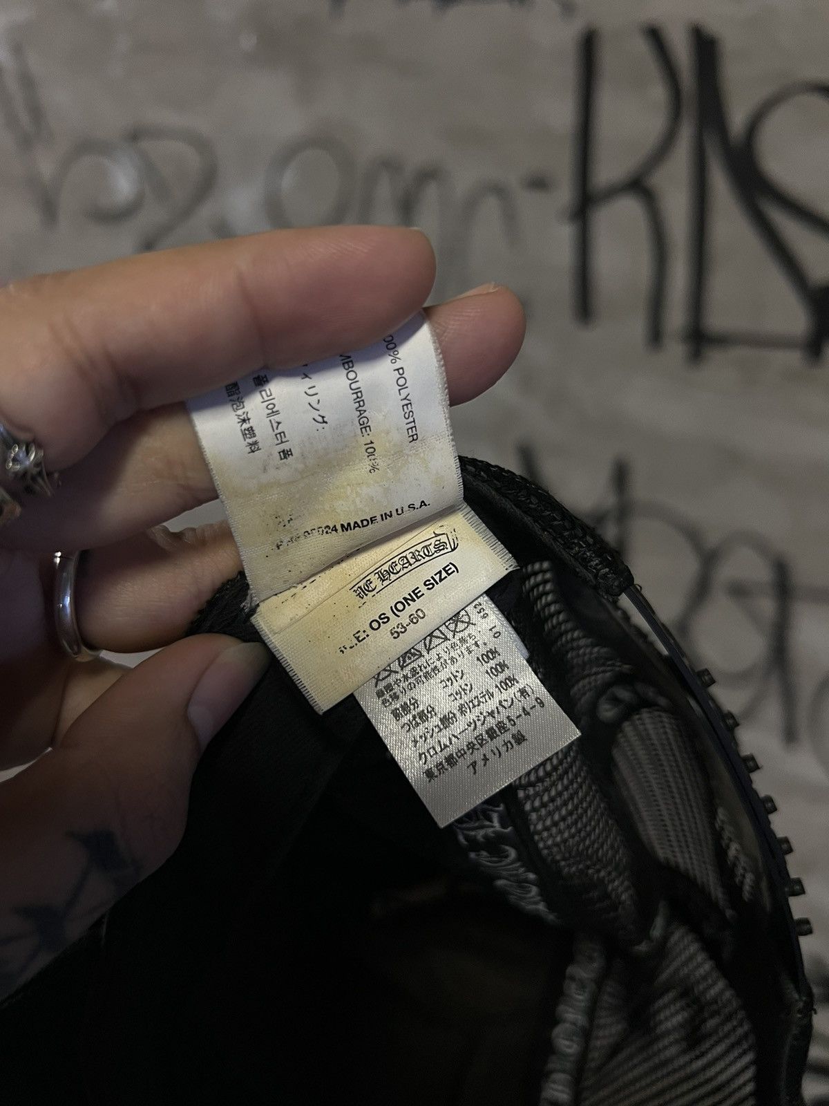 Chrome Hearts Chrome Hearts FUCK Hollywood Trucker Hat Size ONE SIZE - 7 Thumbnail