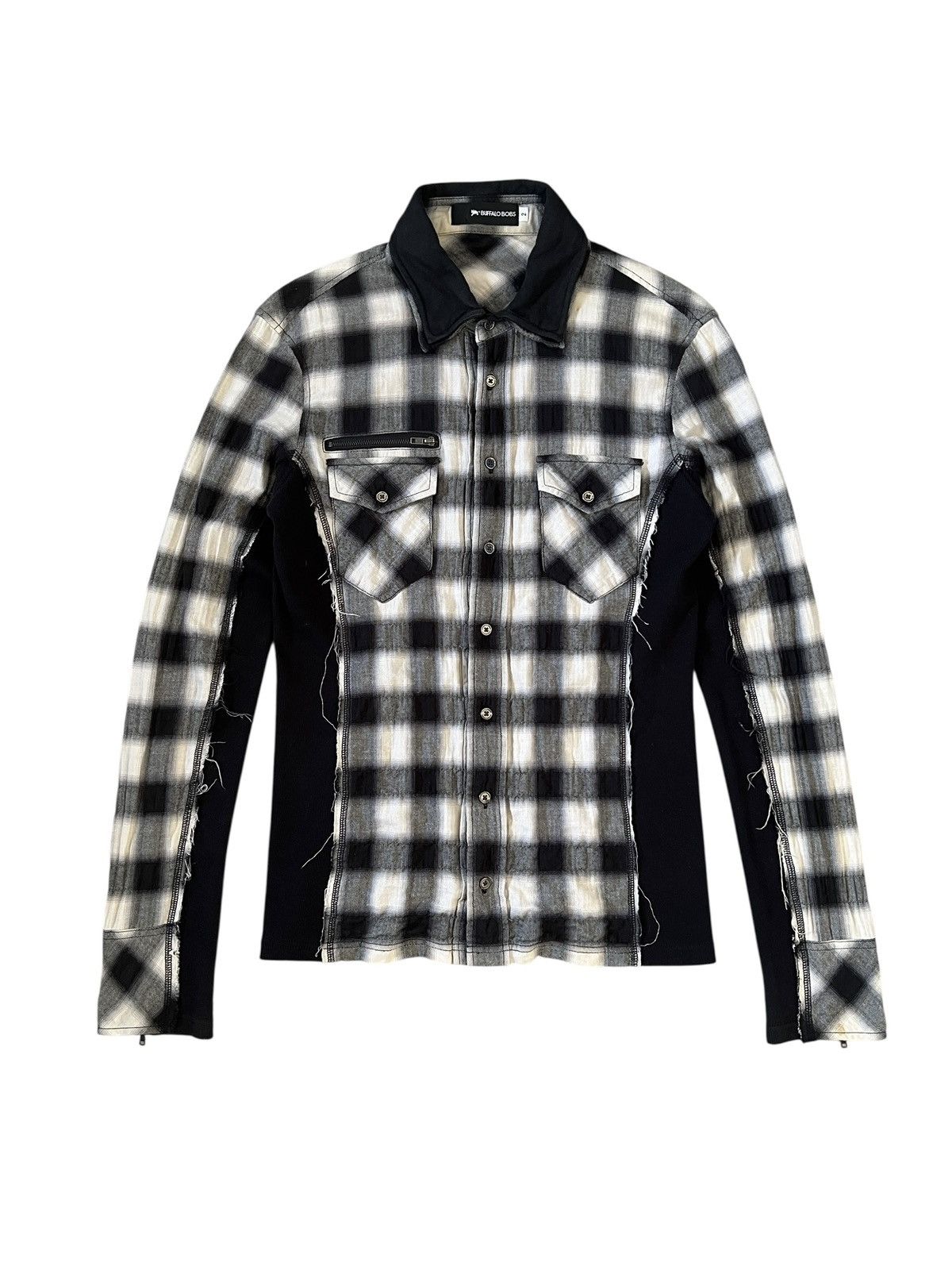 BUFFALO BOBS Buffalo Bobs 🇯🇵 Shadow Plaid Hybrid Button Up Shirt Size US S / EU 44-46 / 1 - 1 Thumbnail