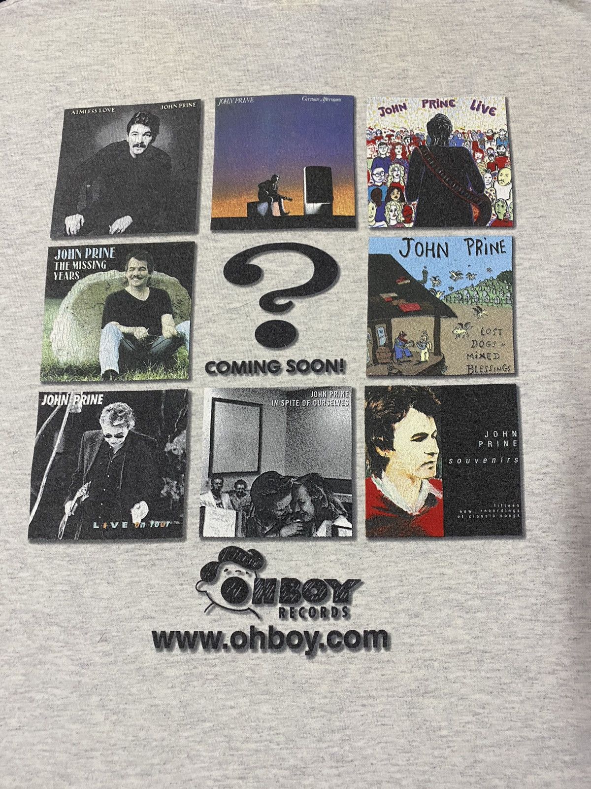 Band Tees Vintage John Prine Records Shirt Size US L / EU 52-54 / 3 - 14 Thumbnail