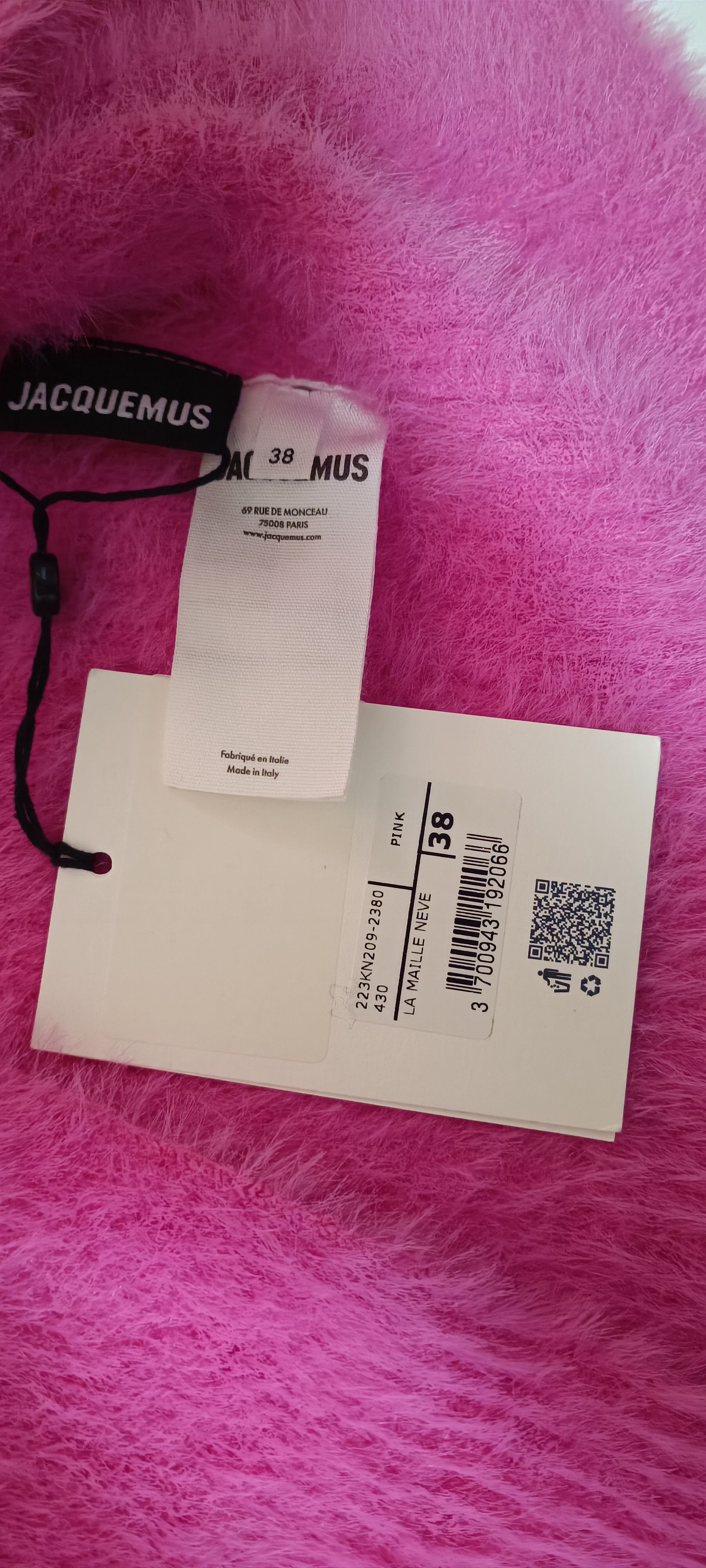 Jacquemus Pink / fuchsia top - synthetic mohair or synthetic hair Size M / US 6-8 / IT 42-44 - 7 Thumbnail
