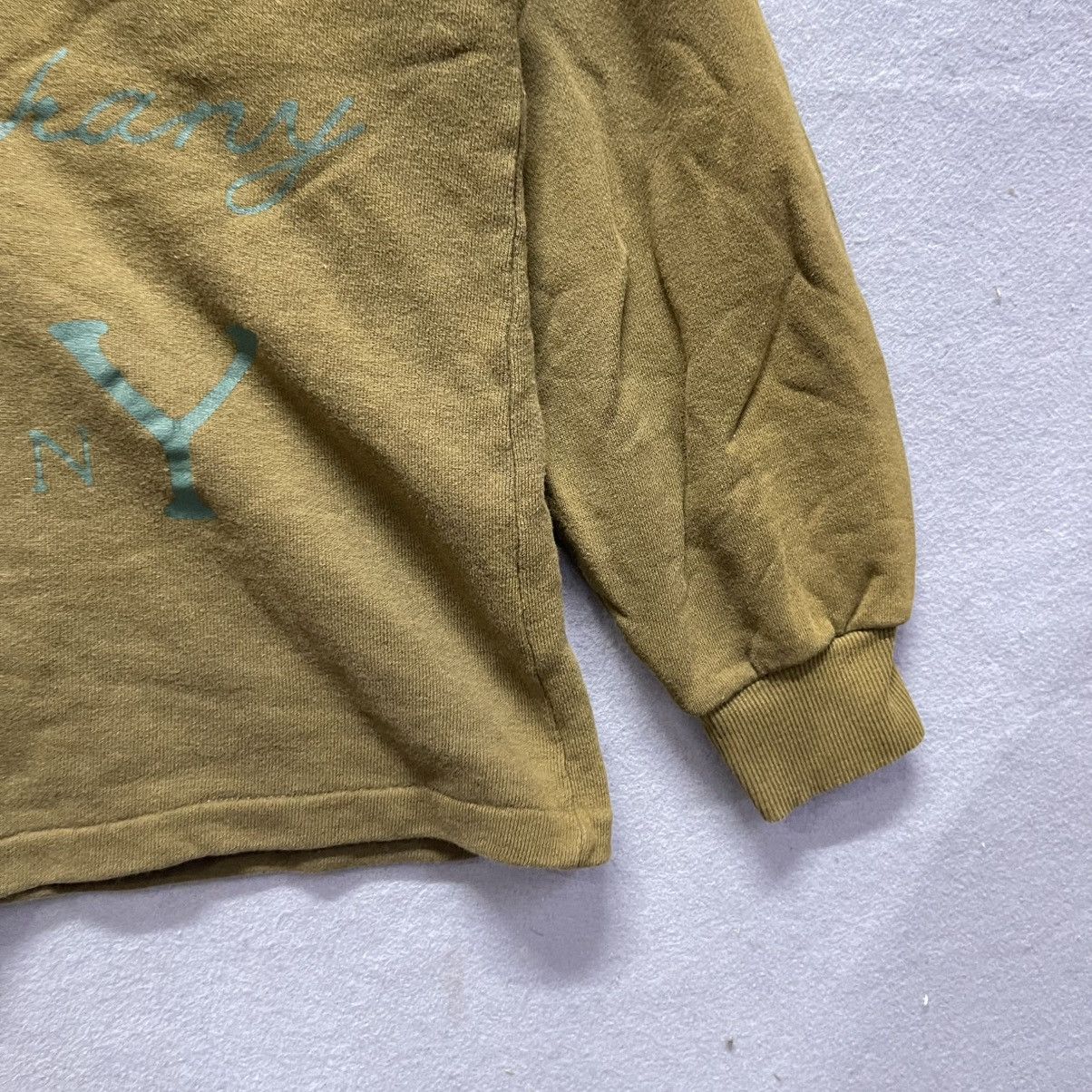 C.P. Company Vintage C.P. Company Garment Dyed Sweatshirt (Olive Green) Size US M / EU 48-50 / 2 - 5 Thumbnail