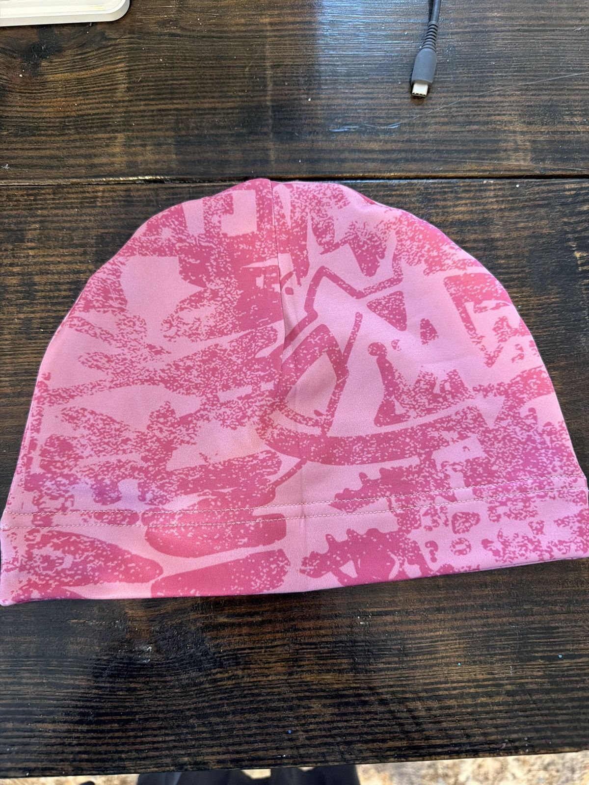 NO ID Streetwear Cap Pink w Designs Size ONE SIZE - 1 Thumbnail