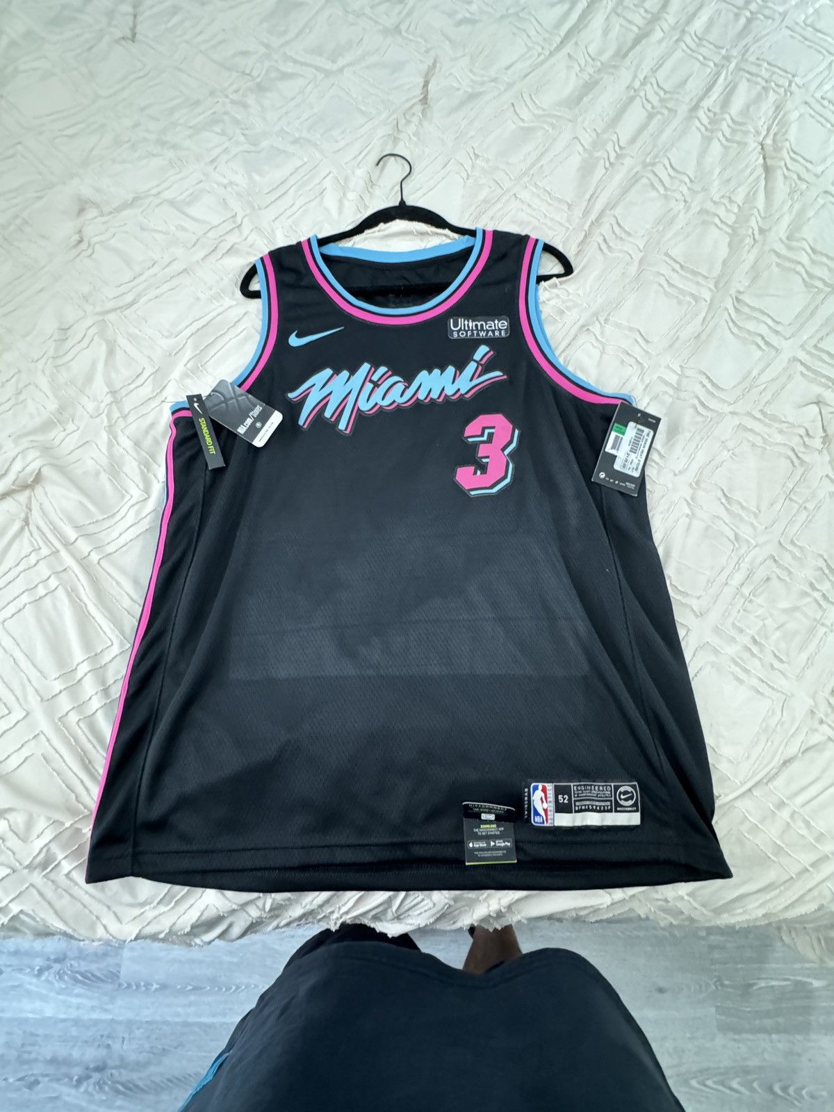 dwyane wade nike miami heat vicewave swingman jersey