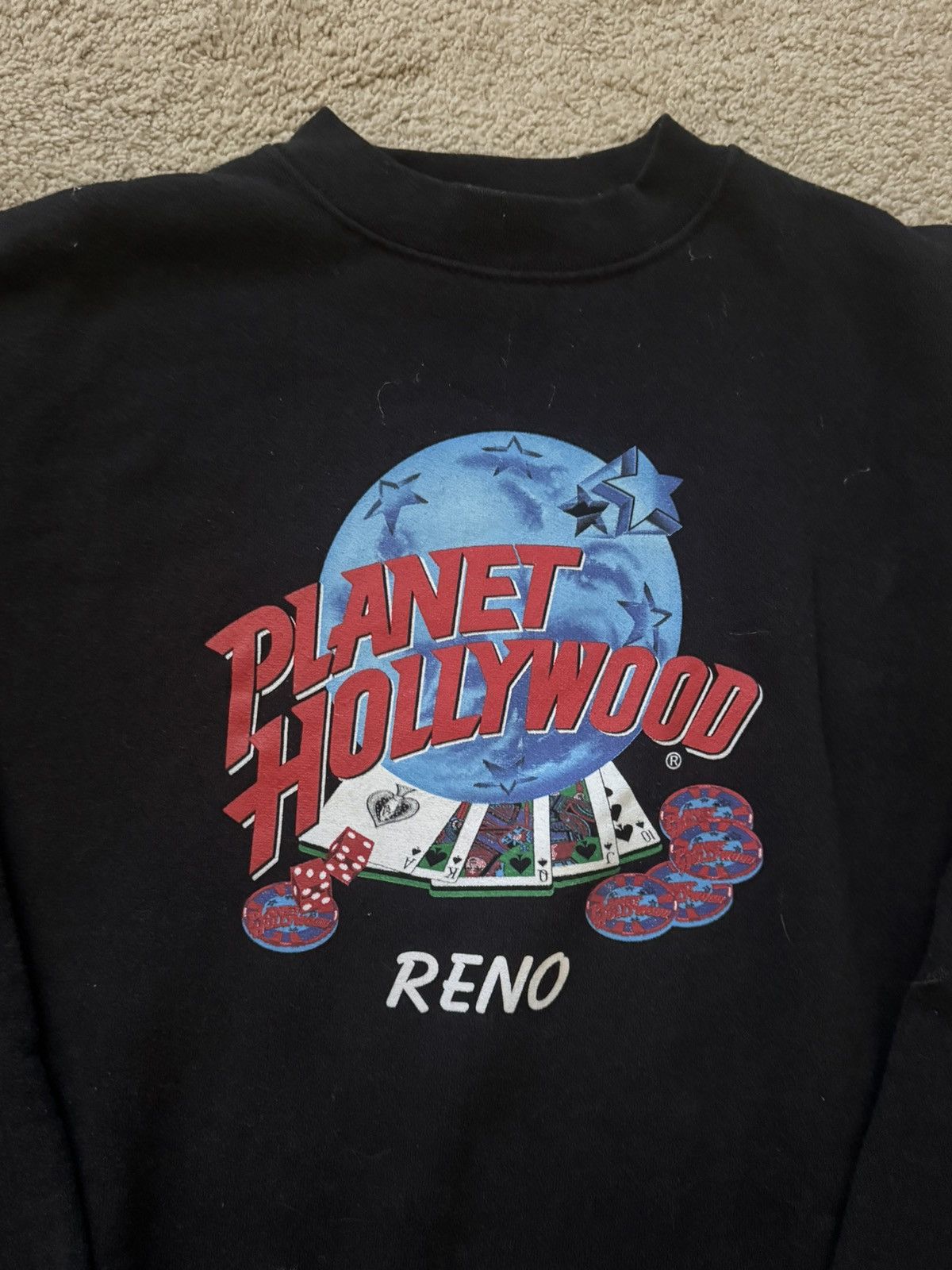 Planet Hollywood Vintage 90s Planet Hollywood Sweatshirt Size US XL / EU 56 / 4 - 2 Thumbnail