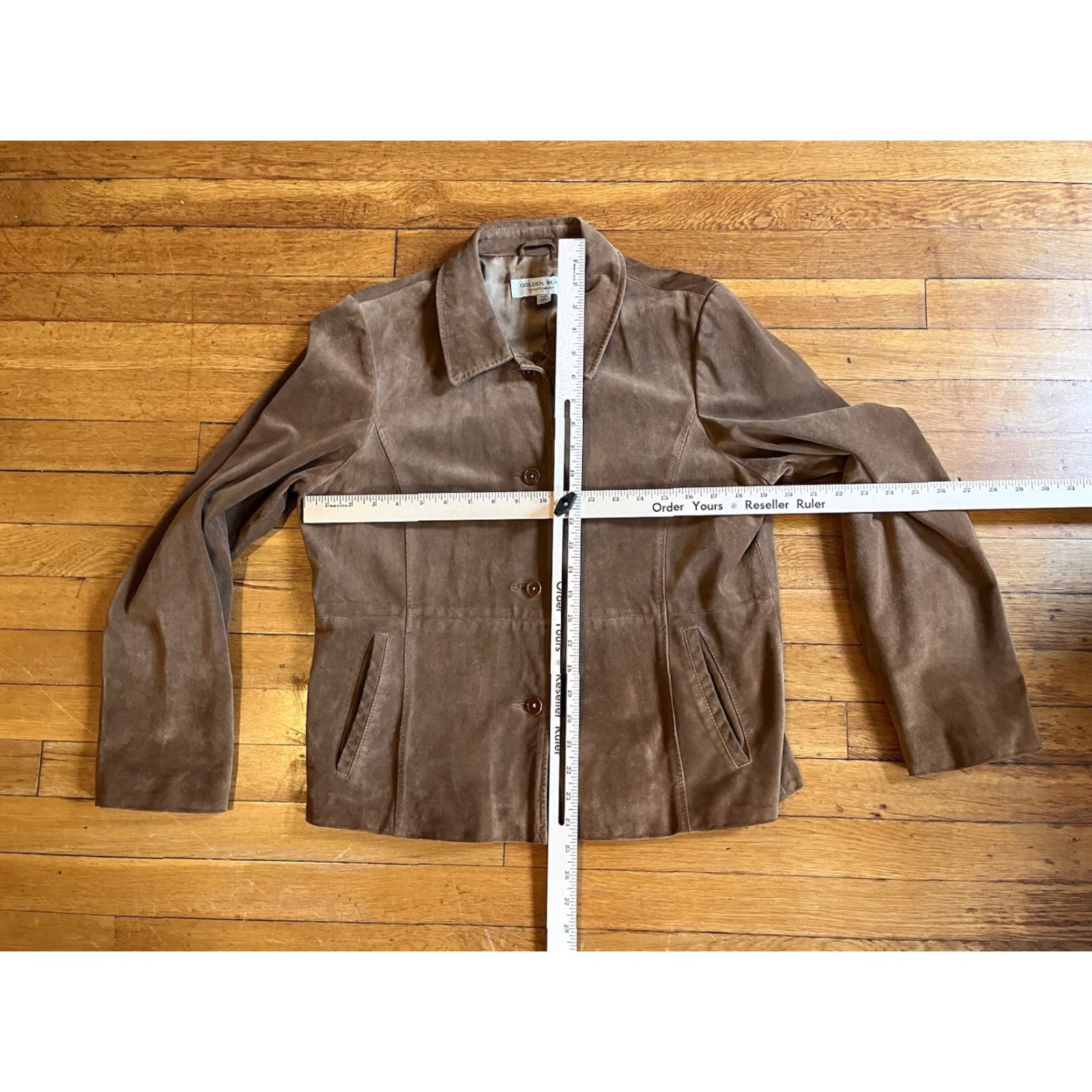 Golden Bear VINTAGE Golden Bear Sportswear Suede Jacket Women’s Large Brown Size L / US 10 / IT 46 - 7 Thumbnail