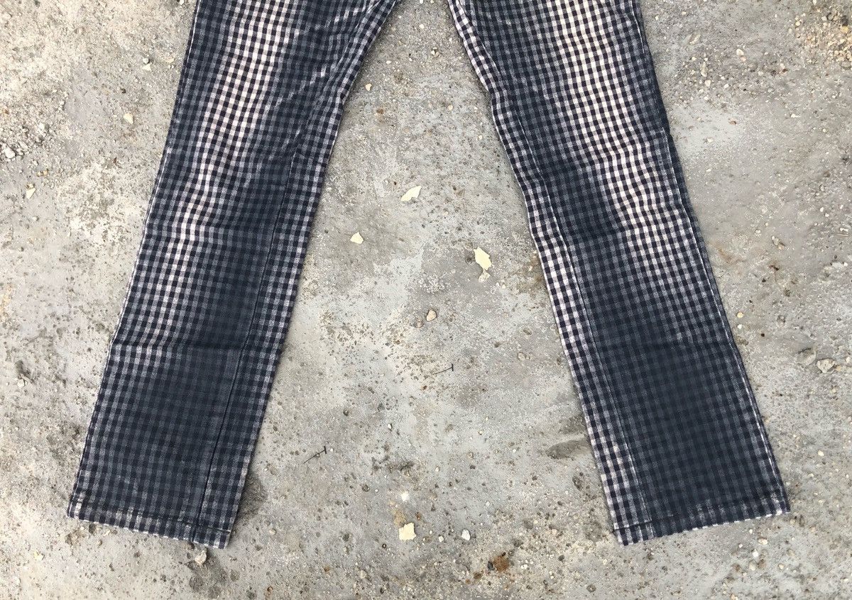 If Six Was Nine × Japanese Brand × Tornado Mart 🔥Tornado Mart Checkered Skinny Jeans 🔥 Size US 30 / EU 46 - 7 Thumbnail