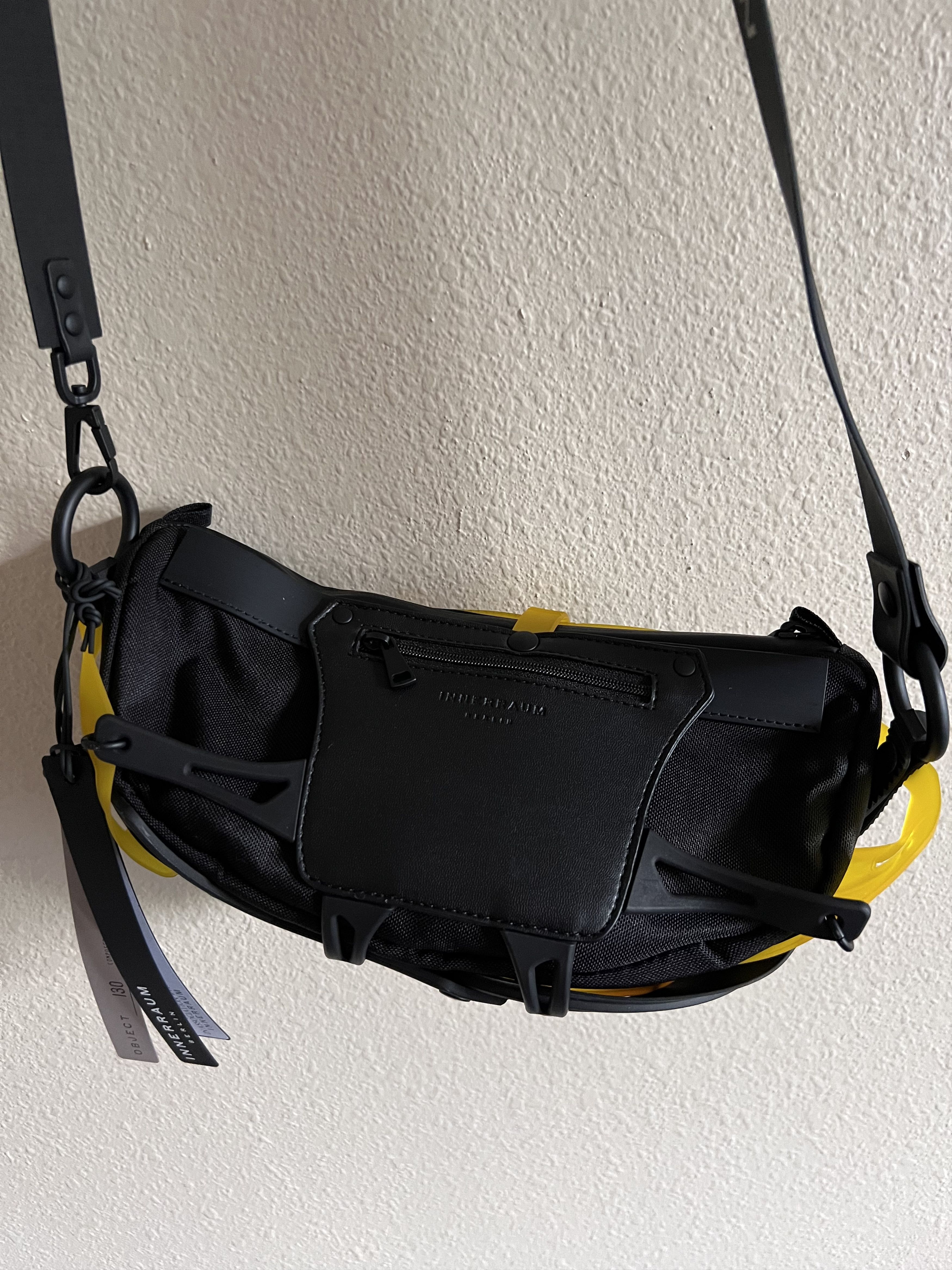 Innerraum F&F Nike NOCTA Innerraum Tour Bag in Black Yellow Size ONE SIZE - 5 Thumbnail