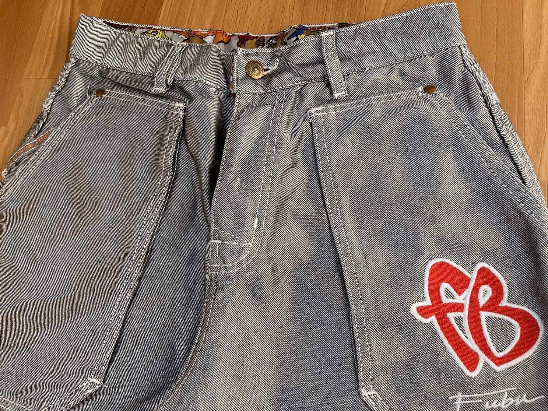 Fubu FUBU jeans shiny vintage baggy silver metallic Fat Albert 30 Size US 30 / EU 46 - 9 Thumbnail
