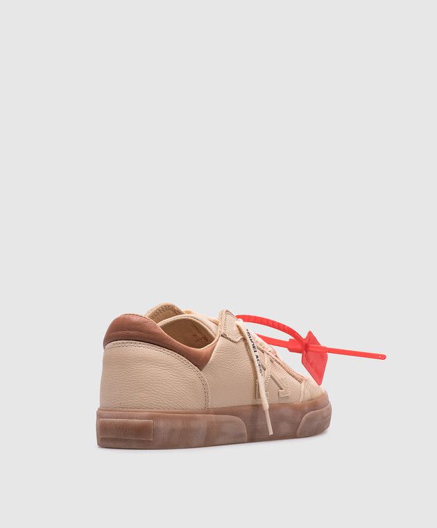 Off-White o1y1225 Low-Top Sneakers in Beige Size US 11 / IT 41 - 2 Thumbnail
