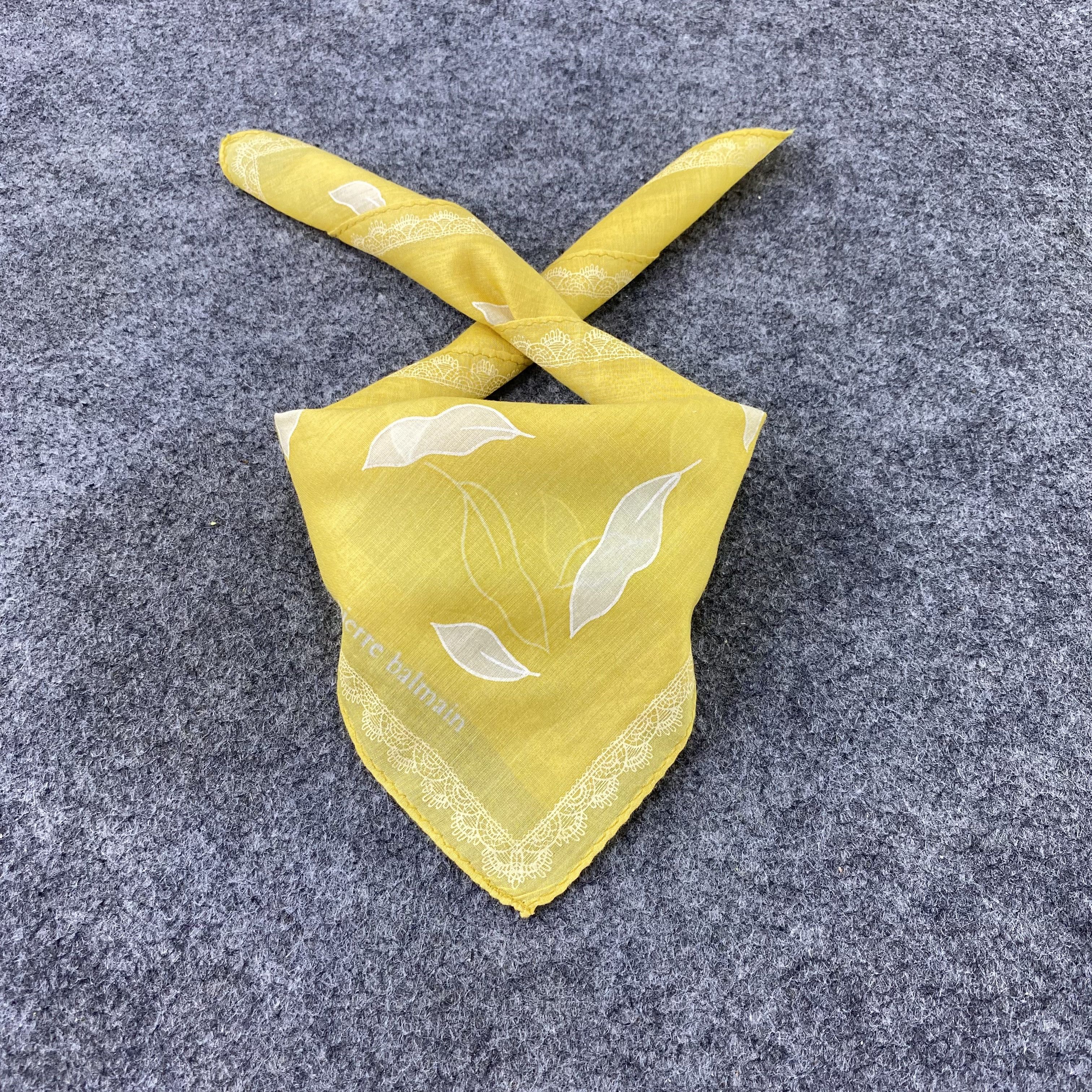 Pierre Balmain Pierre Balmain Handkerchief / Bandana / Neckerchief-B1254 Size ONE SIZE - 2 Thumbnail