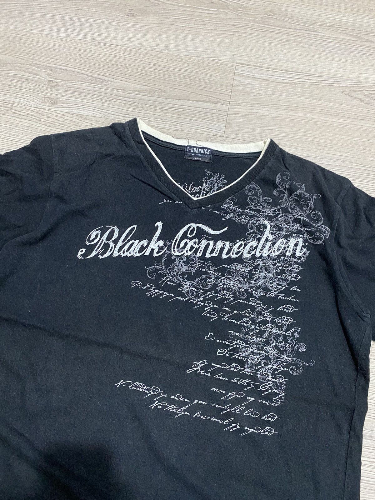 14th Addiction × If Six Was Nine × Japanese Brand 2000s Black connection japanese Poem gothic tees Size US M / EU 48-50 / 2 - 2 Thumbnail