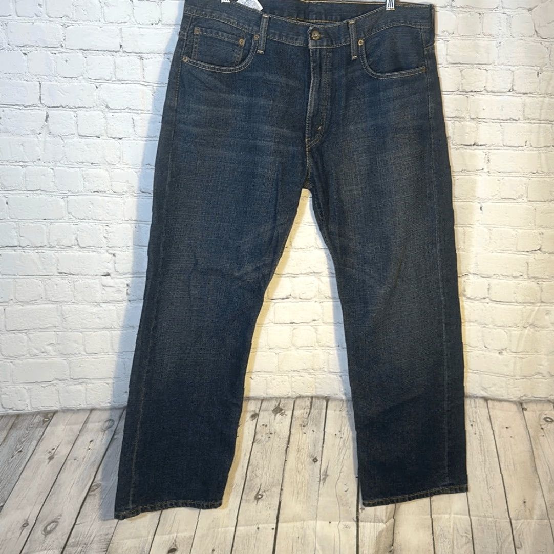 Levi's Levi’s 569 Jeans Mens 38 Blue Loose Straight Denim Baggy Jeans Mens Regular 29 Inseam Blue Mens Size US 38 / EU 54 - 2 Thumbnail