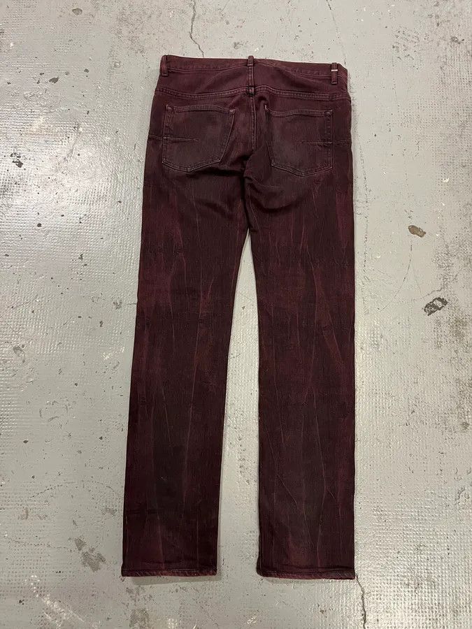 Dior 2010s Dior Purple Shadow Slim Denim Jeans by Kris Van Assche Size US 39 - 2 Thumbnail
