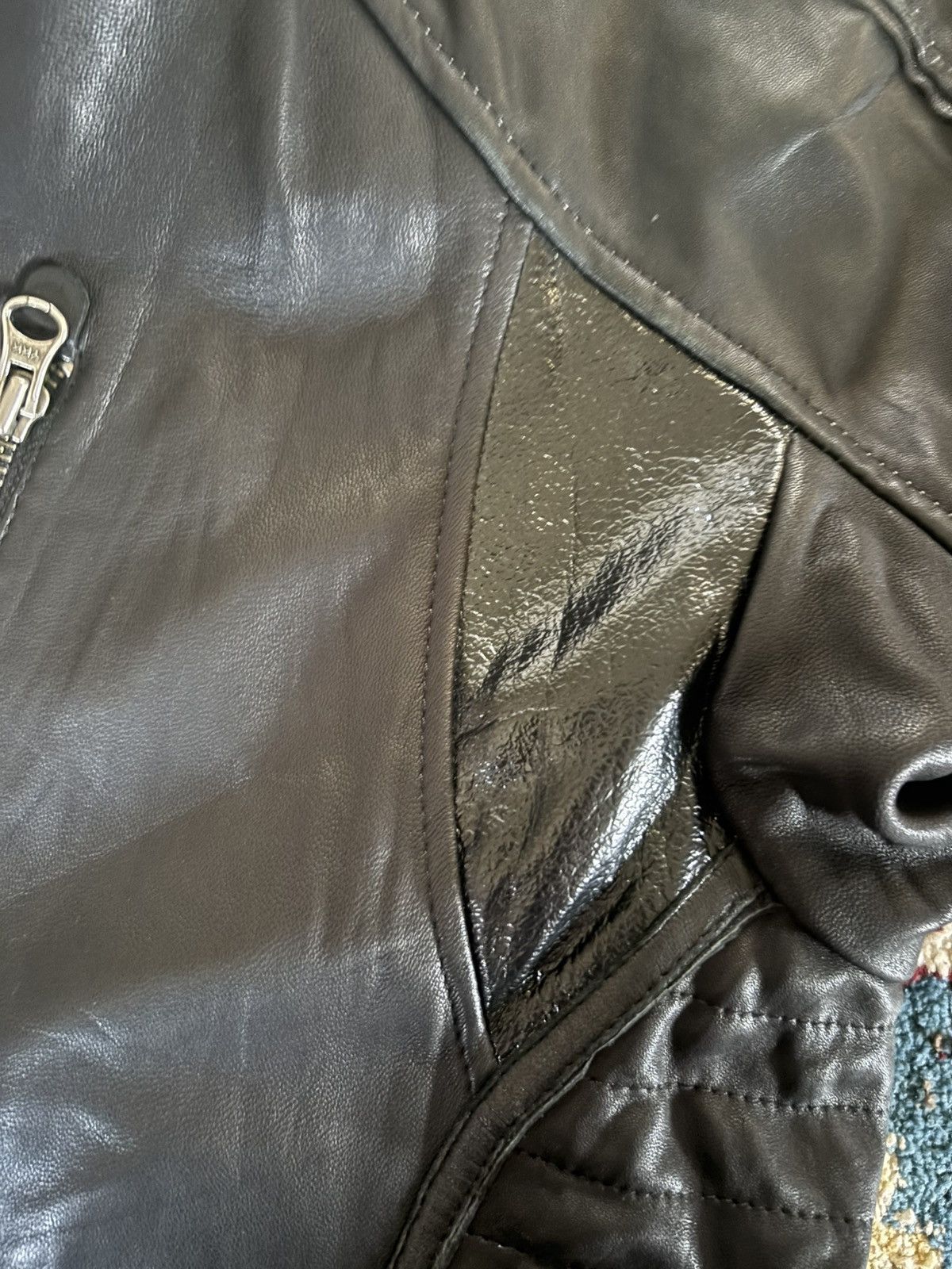 Marithe + Francois Girbaud MARITHÉ & FRANÇOIS GIRBAUD LEATHER JACKET Size US M / EU 48-50 / 2 - 6 Thumbnail