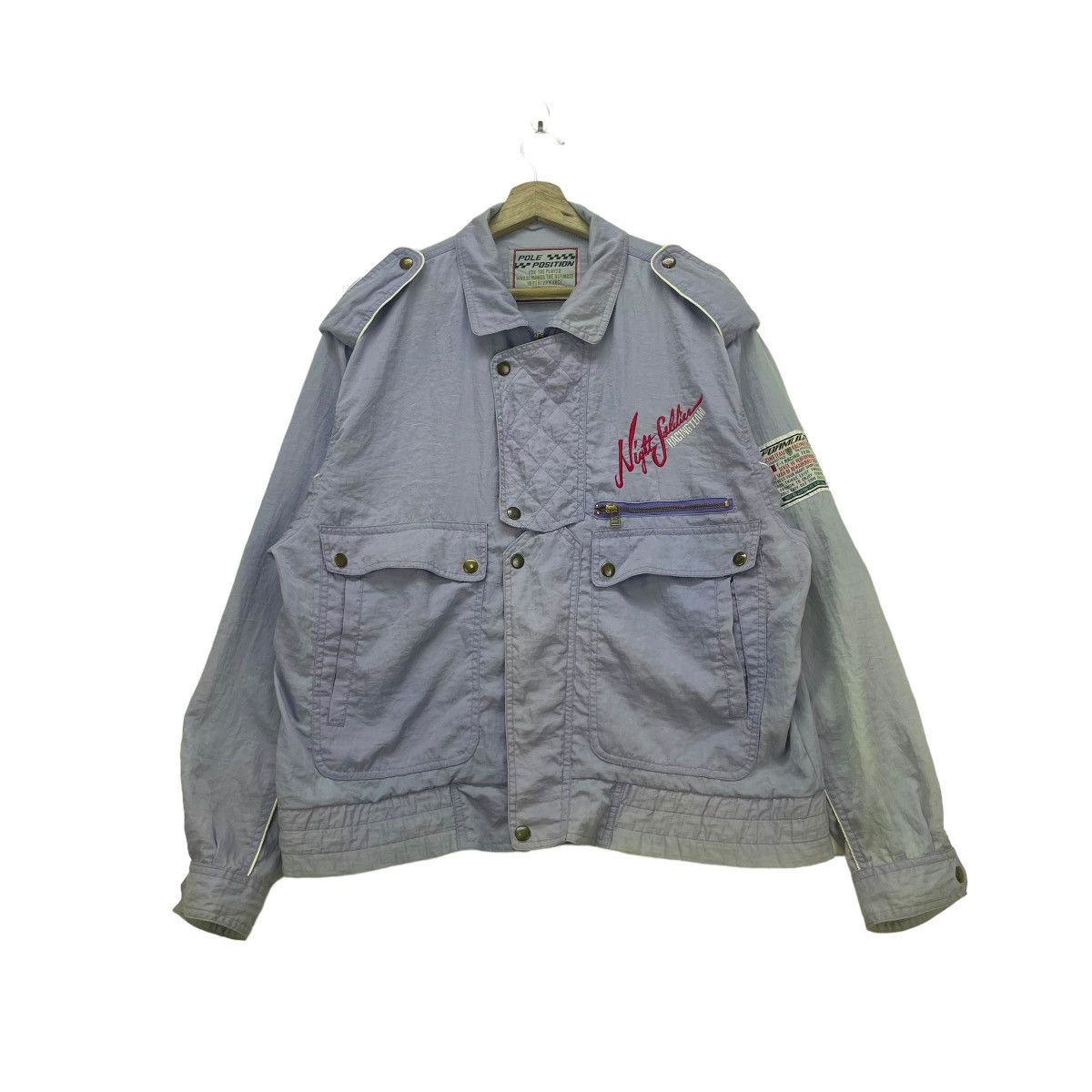 Formula 1 × Vintage Vintage Formula one Pole Position Night Jallie Racing Team Size US M / EU 48-50 / 2 - 1 Thumbnail