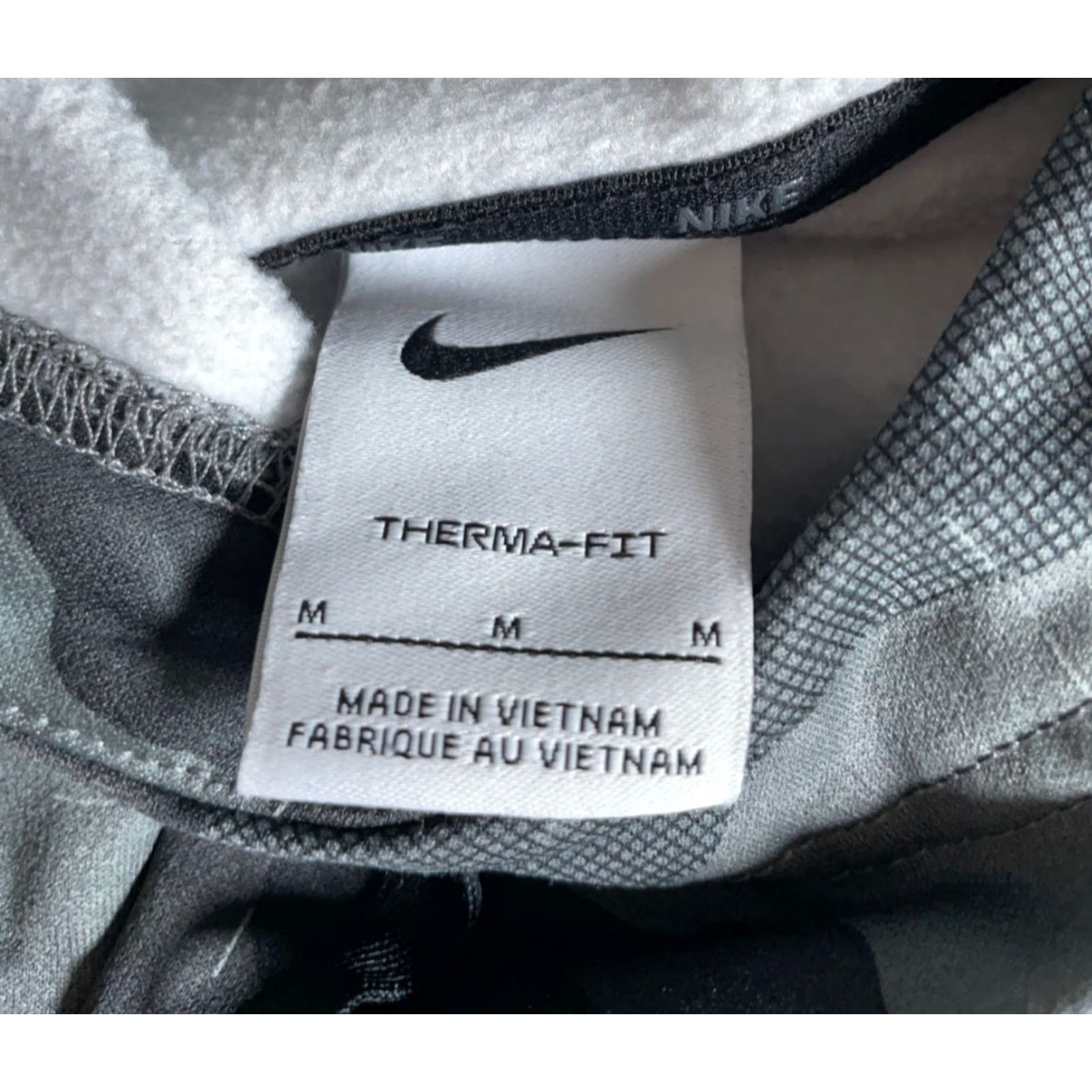 Nike Nike Camouflage Hoodie Men's Medium Gray Therma-Fit Pullover Sweatshirt Size US M / EU 48-50 / 2 - 3 Thumbnail