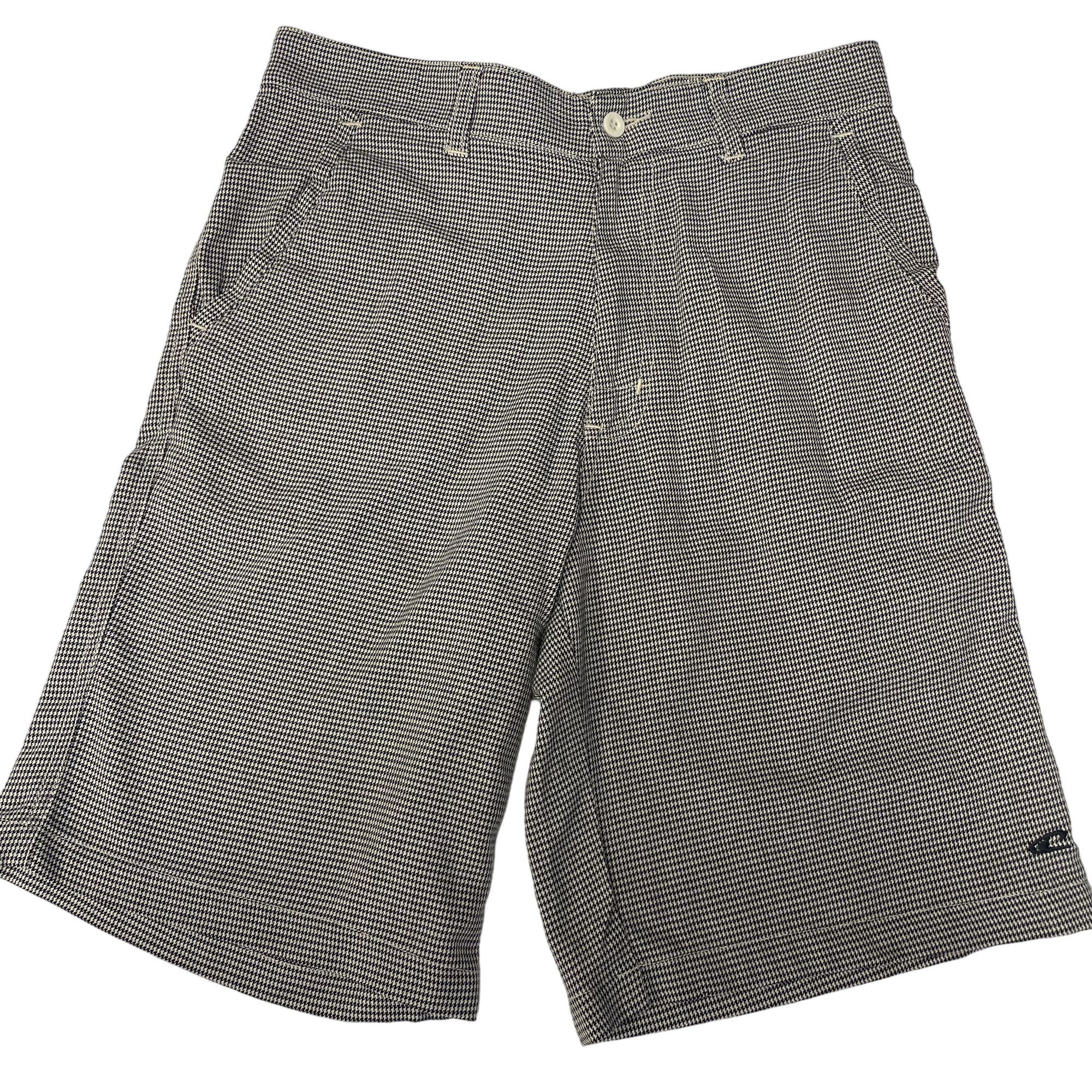O'Neill Vtg Y2K Oneill Black White HOUNDSTOOTH Cotton Rayon Shorts Size US 30 / EU 46 - 6 Thumbnail
