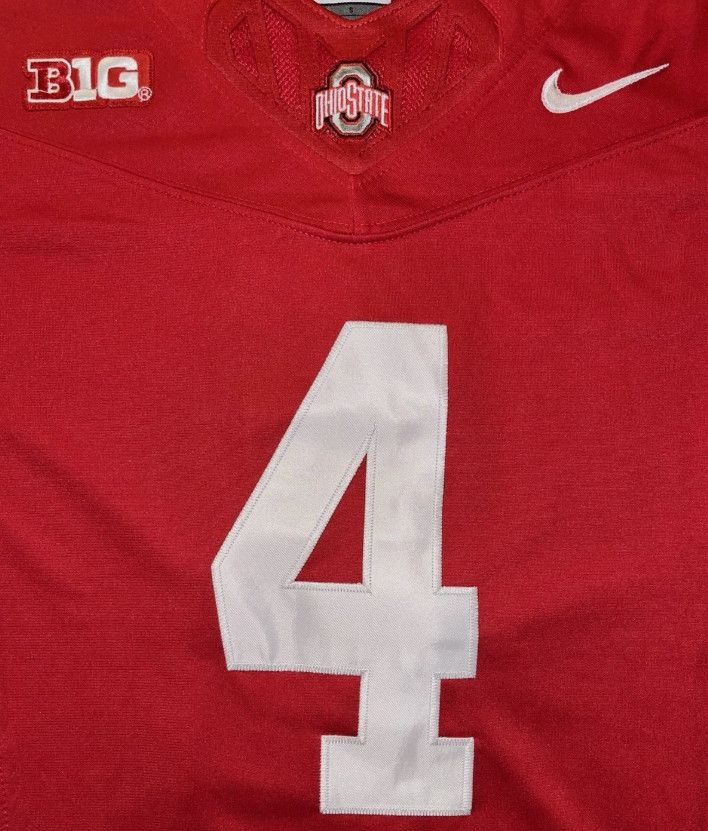 Other Men's Jeremiah Smith Red Ohio State OSU Jersey Size US L / EU 52-54 / 3 - 3 Thumbnail