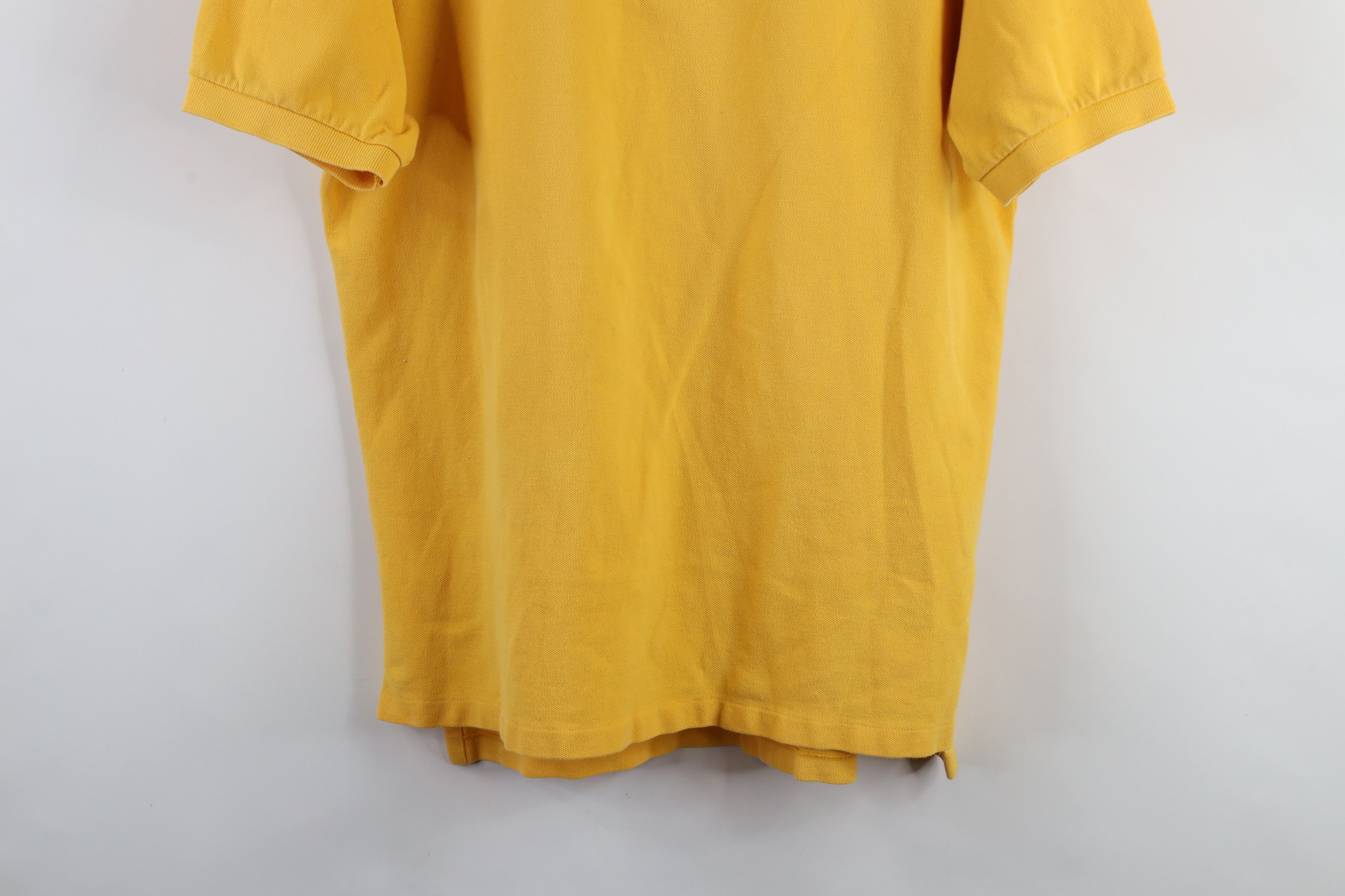 Ralph Lauren Vintage 90s Ralph Lauren Knit Collared Polo Shirt Yellow Size US L / EU 52-54 / 3 - 3 Thumbnail