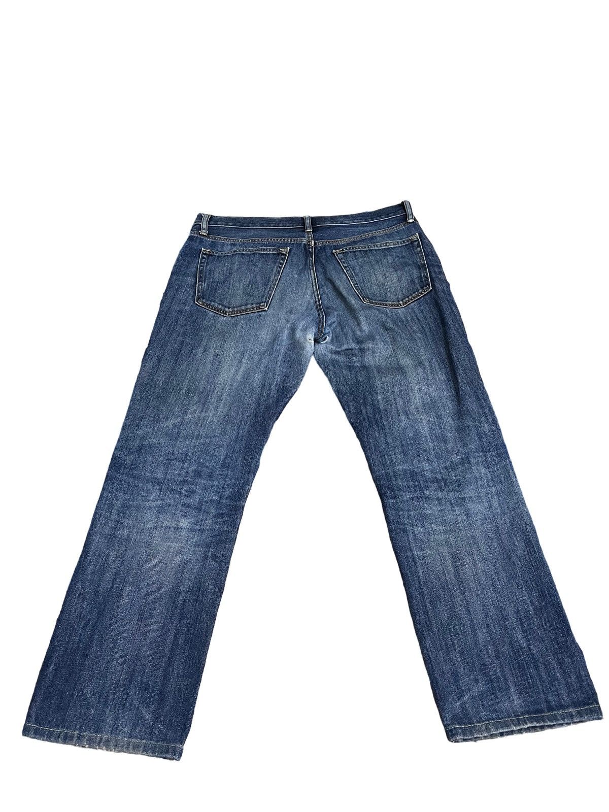 Japanese Brand × Uniqlo Baggy Japanese Brand Uniqlo Blue Style Denim Size US 35 - 4 Thumbnail