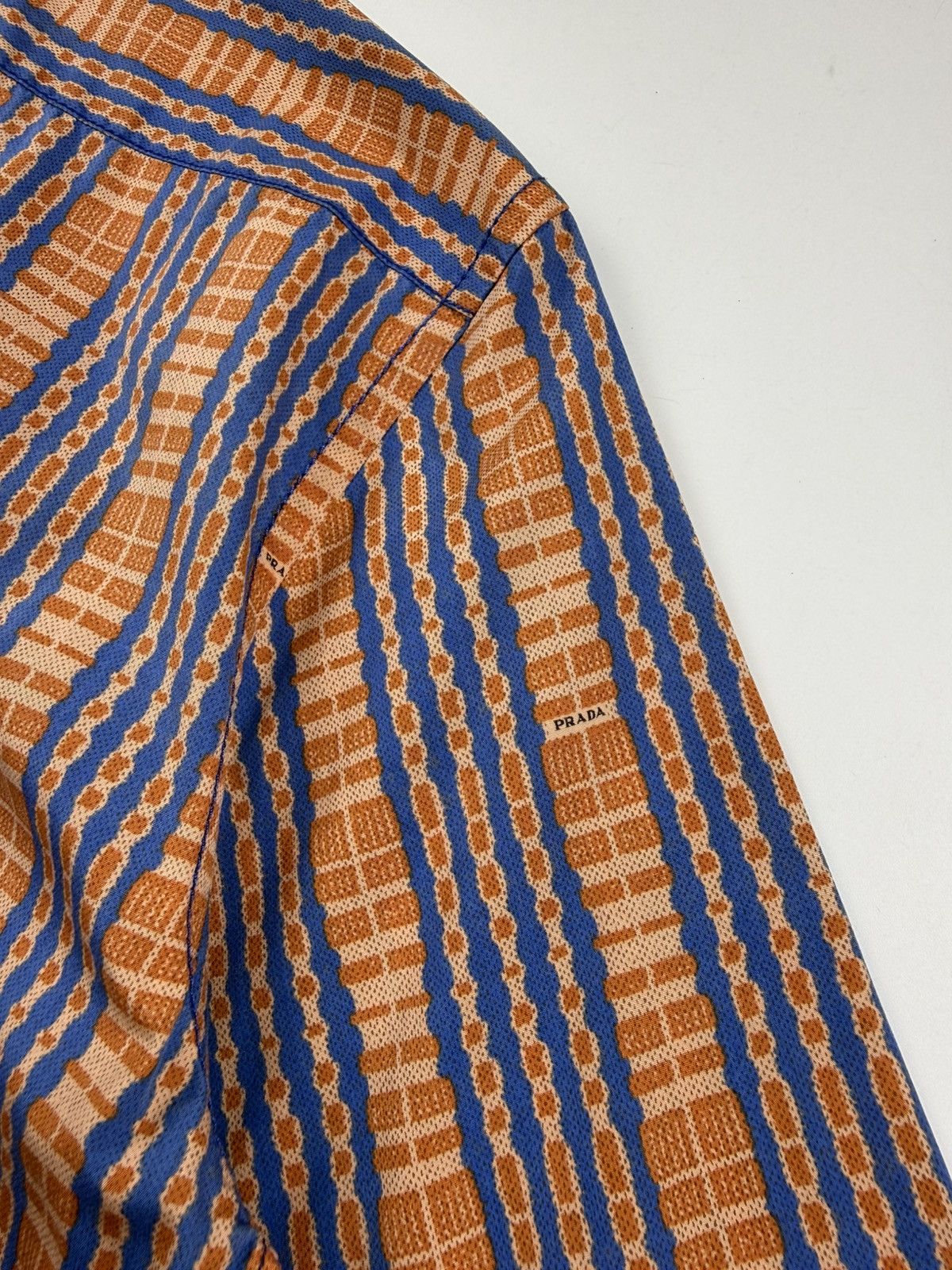 Prada Prada S/S’08 Sambalpuri Pattern Shirt Size US M / EU 48-50 / 2 - 7 Thumbnail