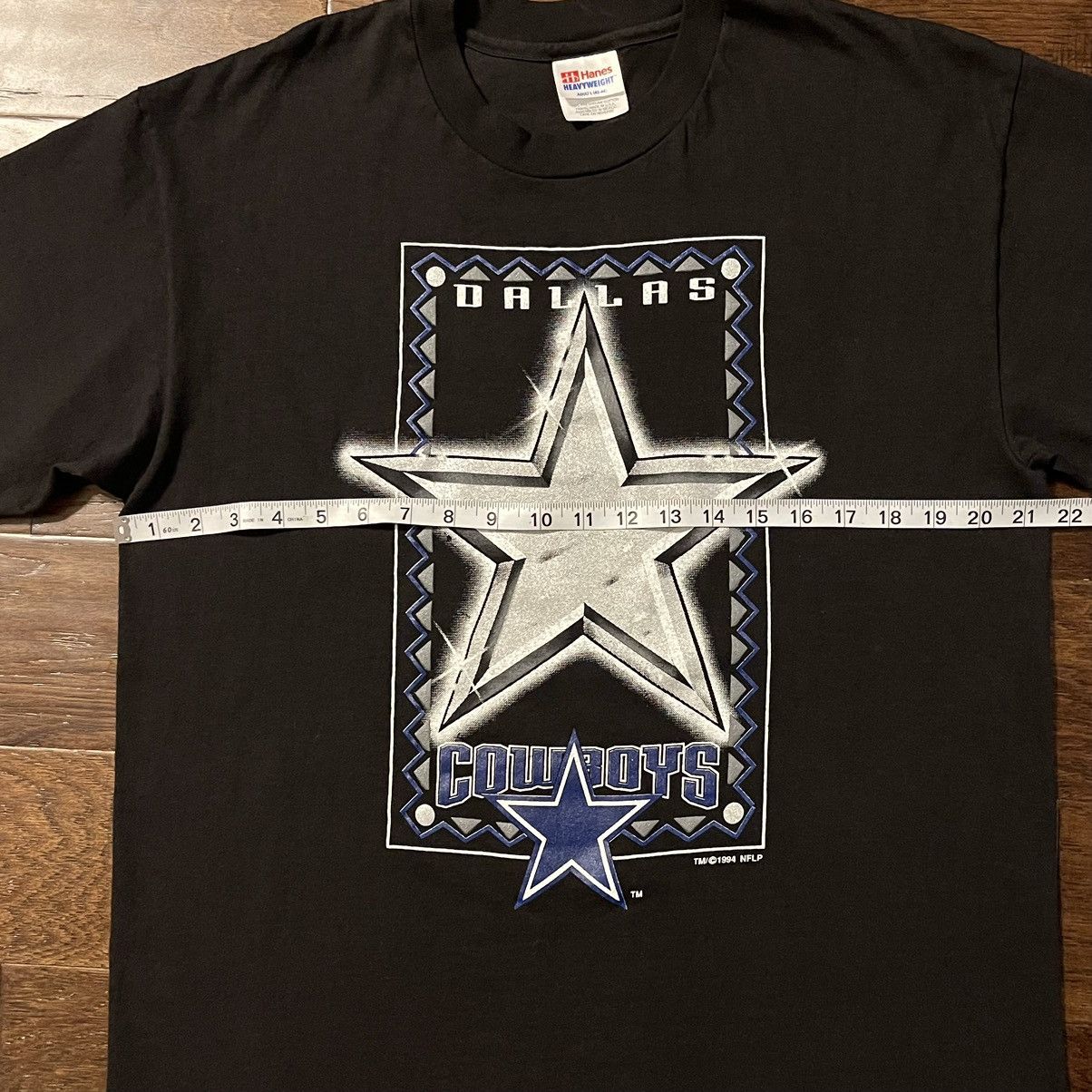 Hanes Vintage 90’s Hanes Dallas Cowboys Graphic T-Shirt USA Size US L / EU 52-54 / 3 - 6 Thumbnail