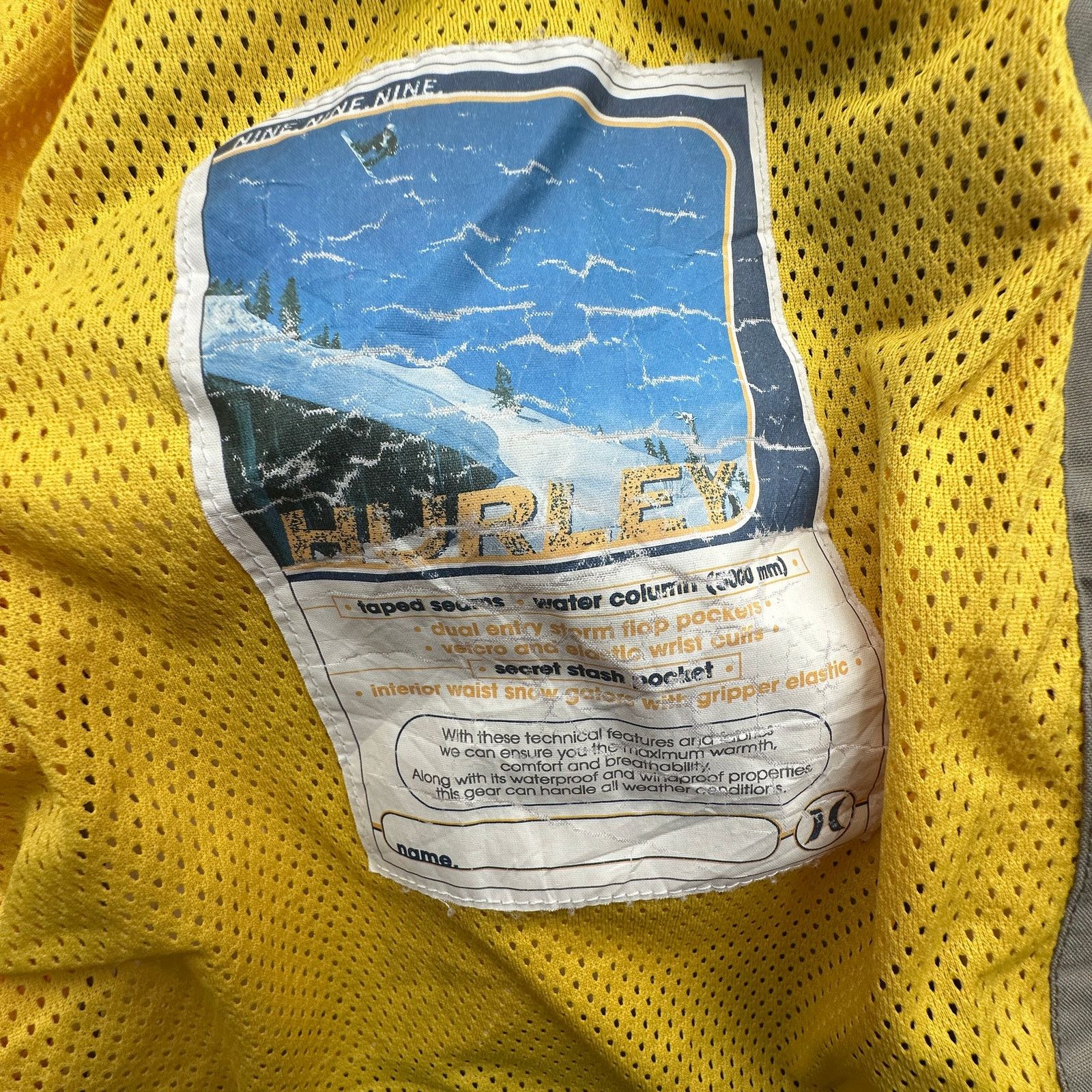 Hurley Vintage Hurley 999 Ski Jacket Mens Large Nine Nine Nine Size US L / EU 52-54 / 3 - 17 Thumbnail