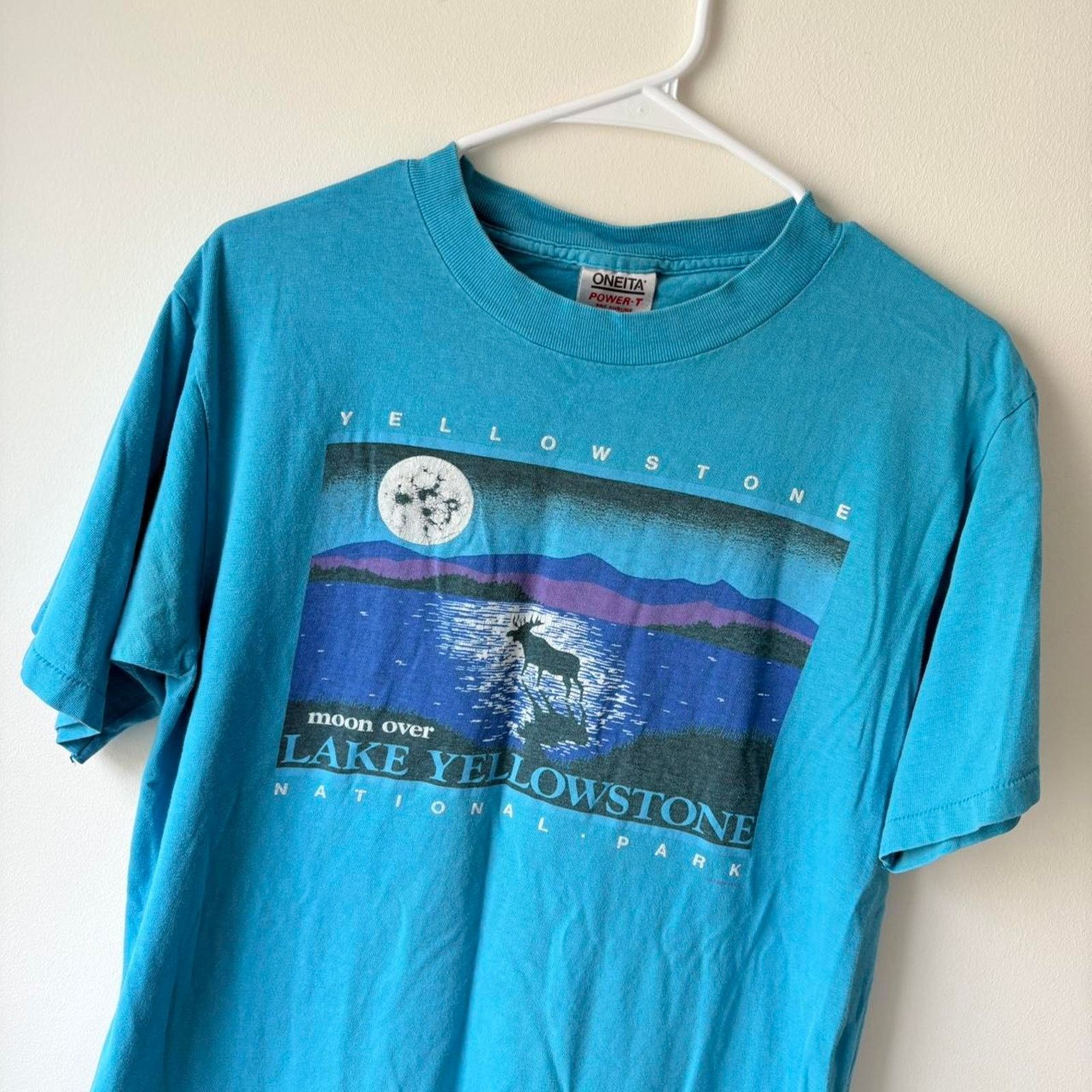 Nike Blue vintage 80s yellowstone national Size US L / EU 52-54 / 3 - 7 Thumbnail