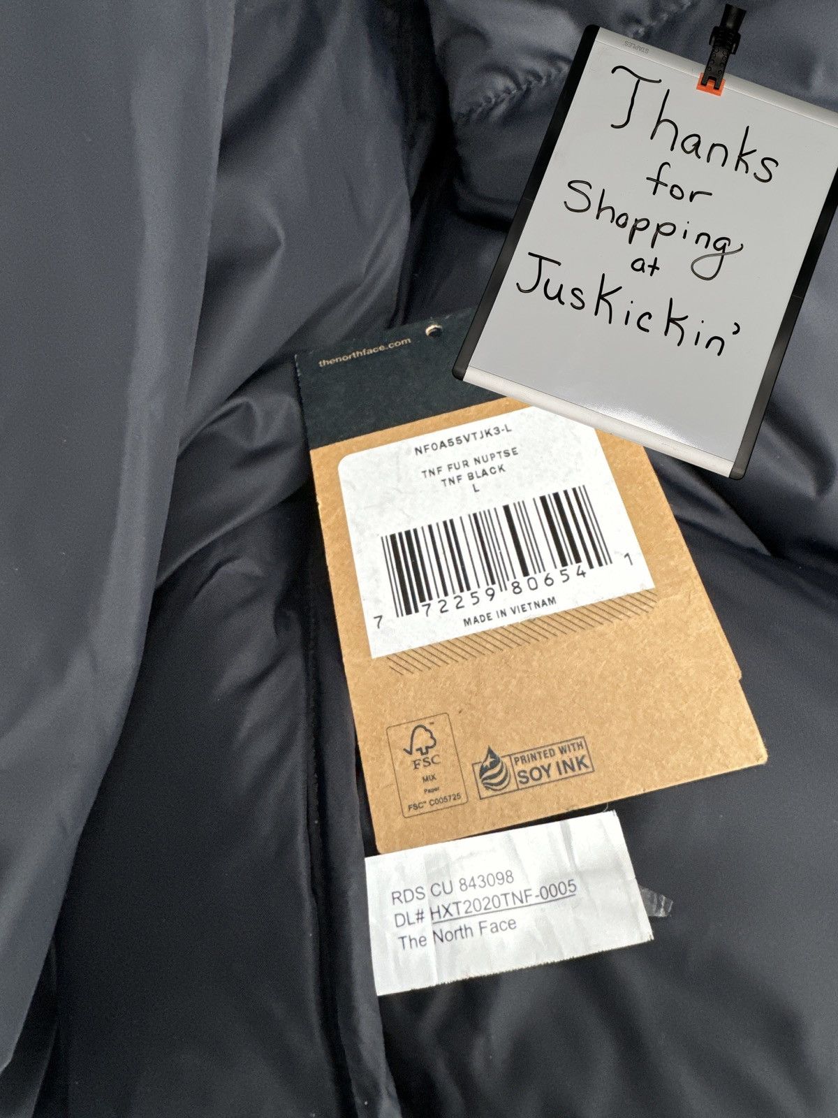 Supreme × The North Face Supreme x TNF Nuptse Faux Fur - Black FW 20 Size US L / EU 52-54 / 3 - 5 Thumbnail