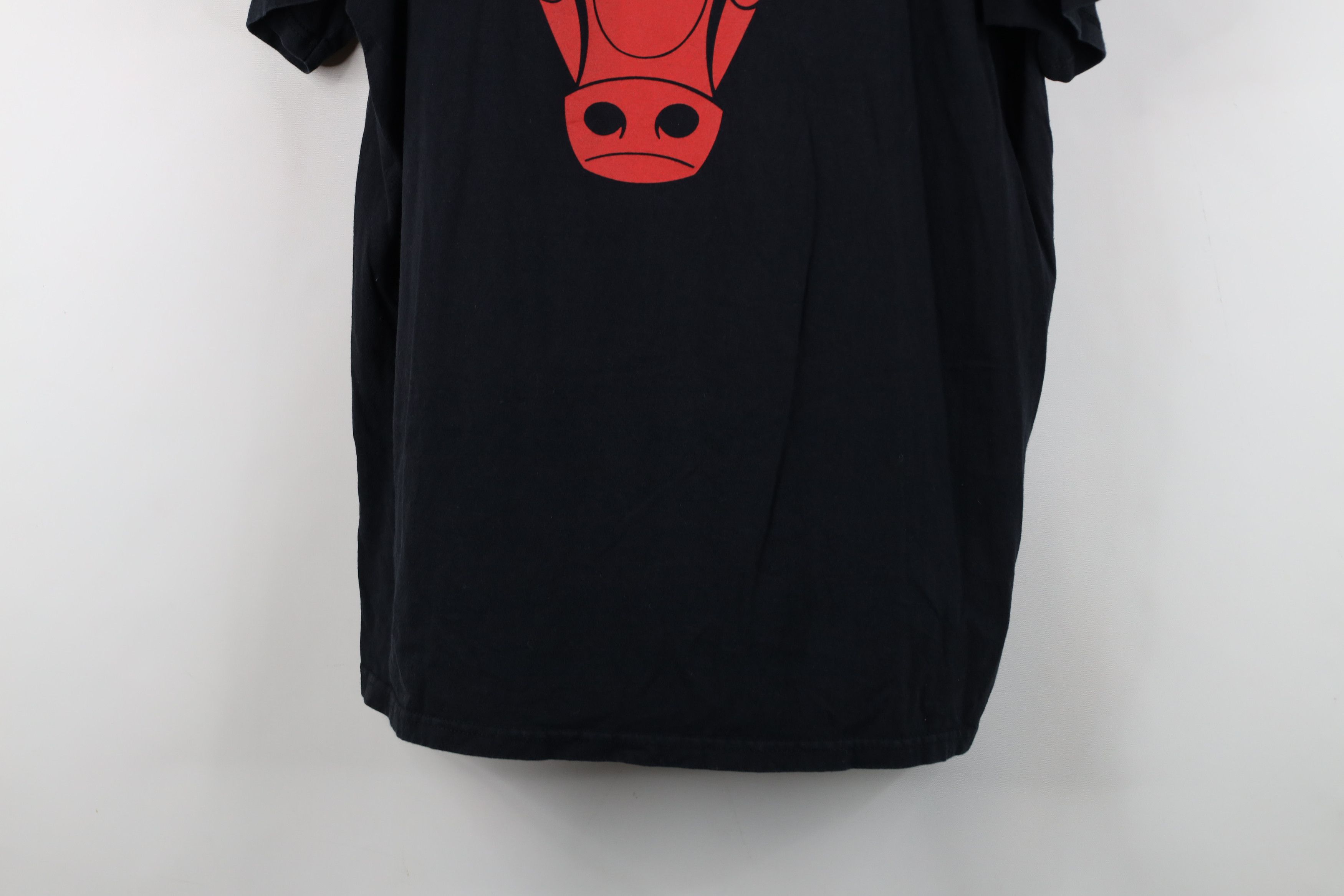 Adidas Adidas Chicago Bulls Basketball Short Sleeve T-Shirt Black Size US L / EU 52-54 / 3 - 3 Thumbnail