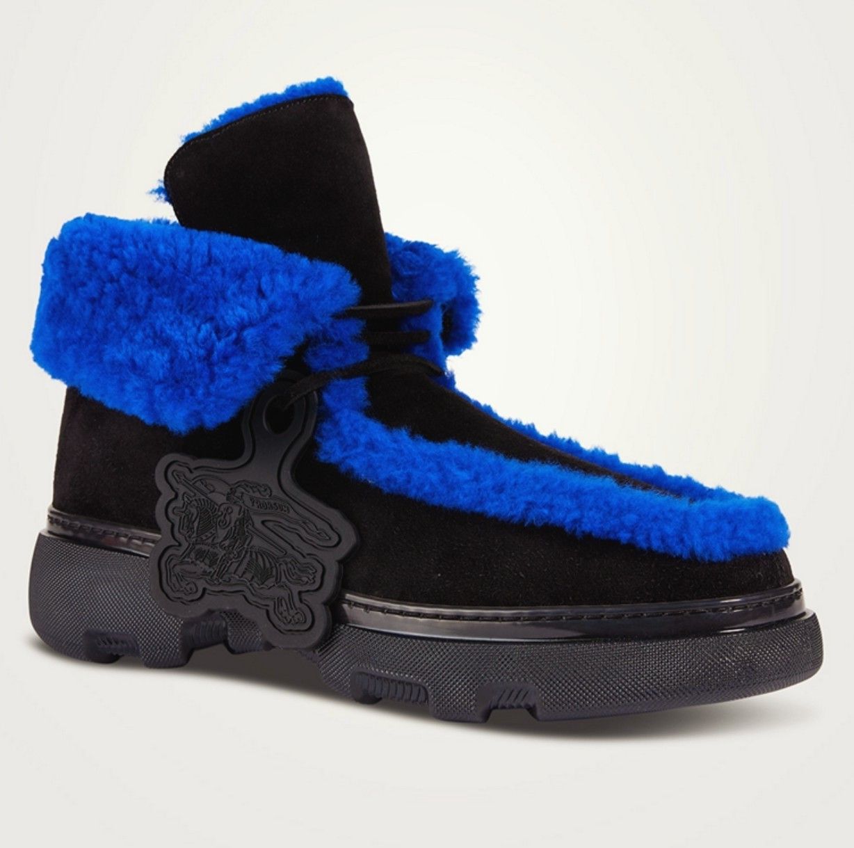 Burberry Shearling Creeper Boots Size US 10 / EU 43 - 3 Thumbnail