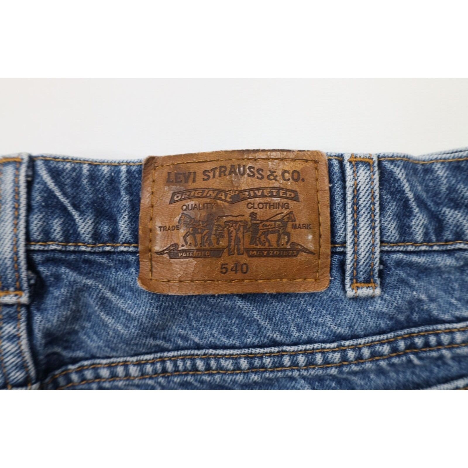Levi's Vintage 90s Levis 540 Distressed Relaxed Fit Denim Jeans Size US 36 / EU 52 - 14 Thumbnail