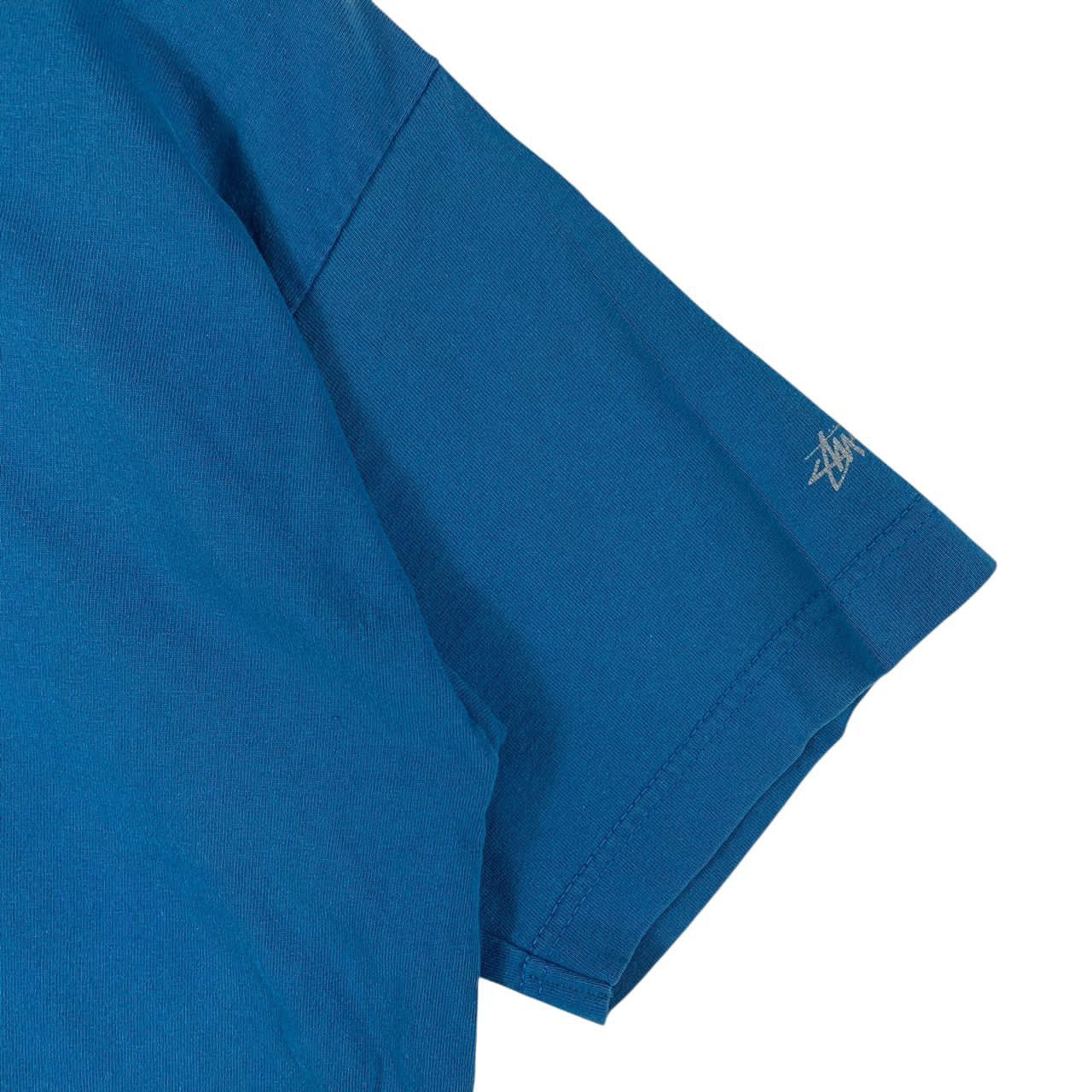 Stussy × Vintage Vintage 90s STUSSY S logo big printed streetwear tee Size US L / EU 52-54 / 3 - 7 Thumbnail