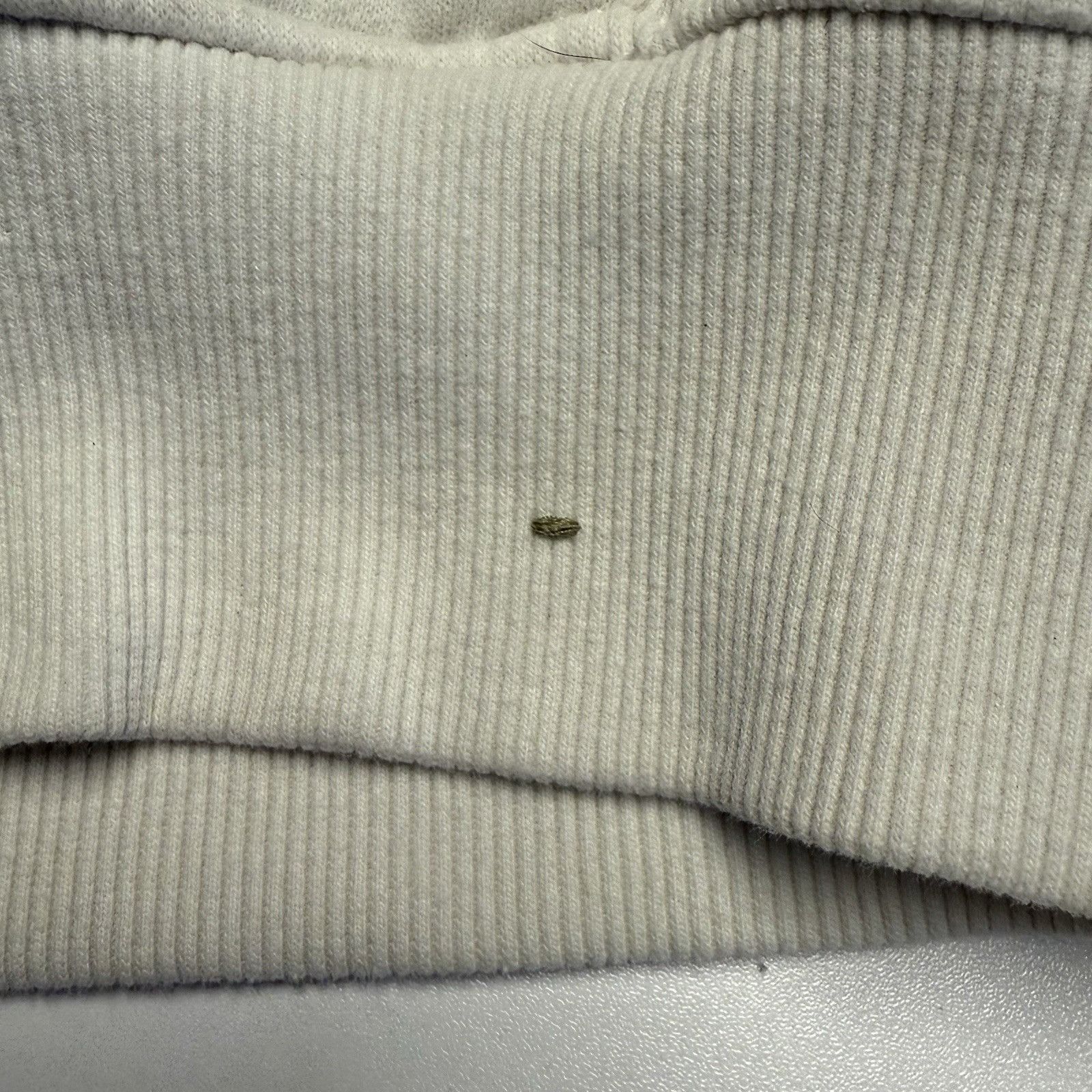 Vintage Green Tea Hoodie Sweatshirt Womens XL 24x24 White Full ZIp F Size XL / US 12-14 / IT 48-50 - 8 Thumbnail