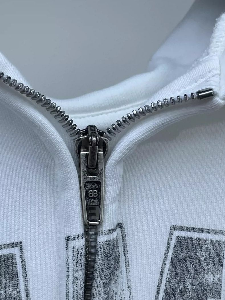 Balenciaga Balenciaga Blur Letter Hooded Sweatshirt Size US XS / EU 42 / 0 - 4 Thumbnail