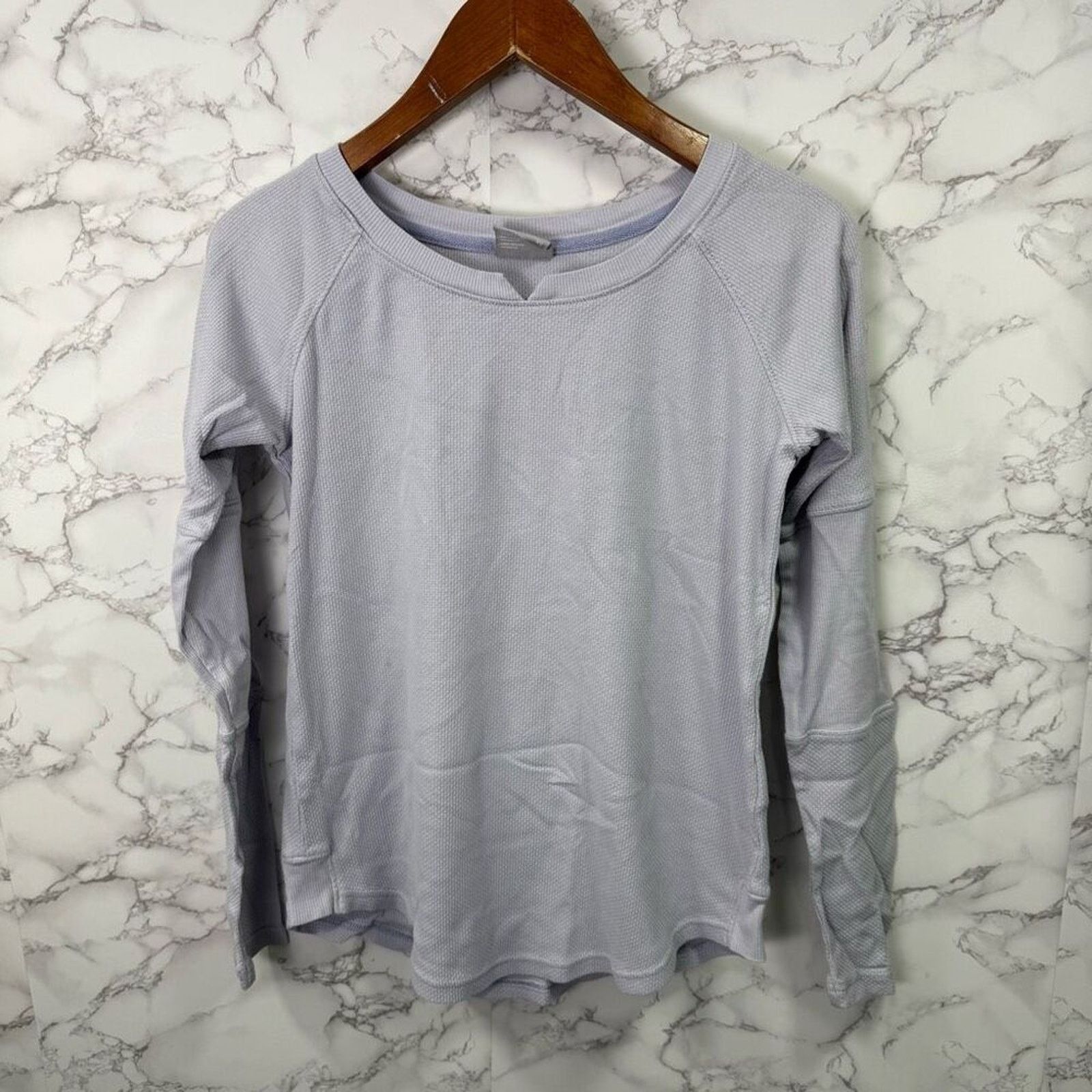Columbia Columbia Waffle Knit Thermal Shirt sz XS Lilac # G381 Size XS / US 0-2 / IT 36-38 - 3 Thumbnail
