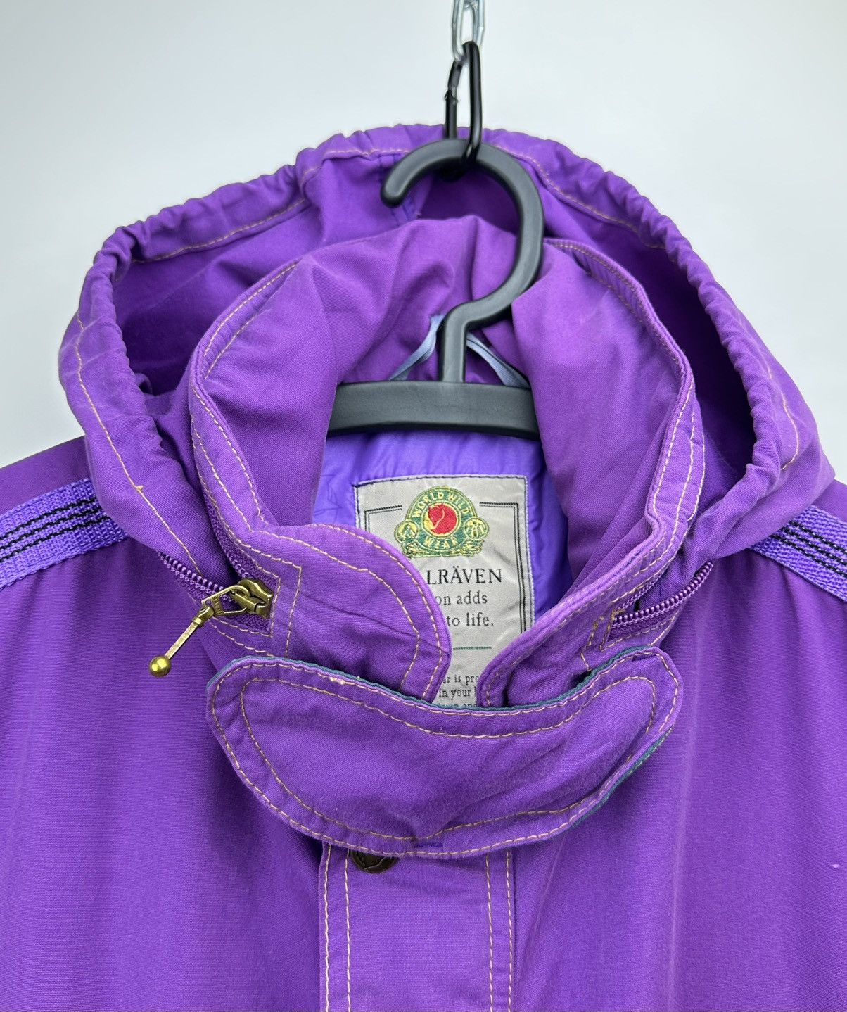 Fjallraven Fjallraven Vintage Thinsulate Jacket Purple Outdoor Parka Size US L / EU 52-54 / 3 - 3 Thumbnail