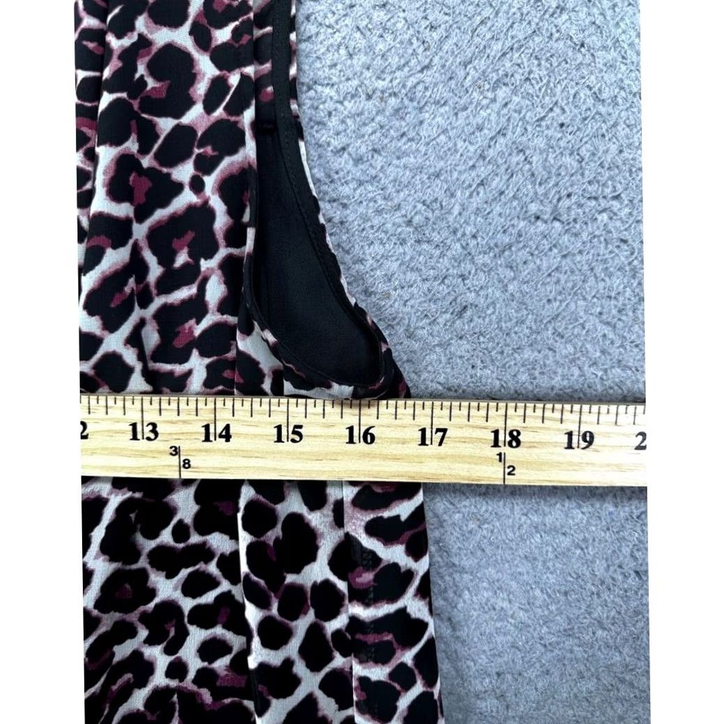 Vintage VINTAGE Pleione Shirt Womens Small Black Leopard Print Sleeveless Blouse Tops Ladies Size S / US 4 / IT 40 - 6 Thumbnail