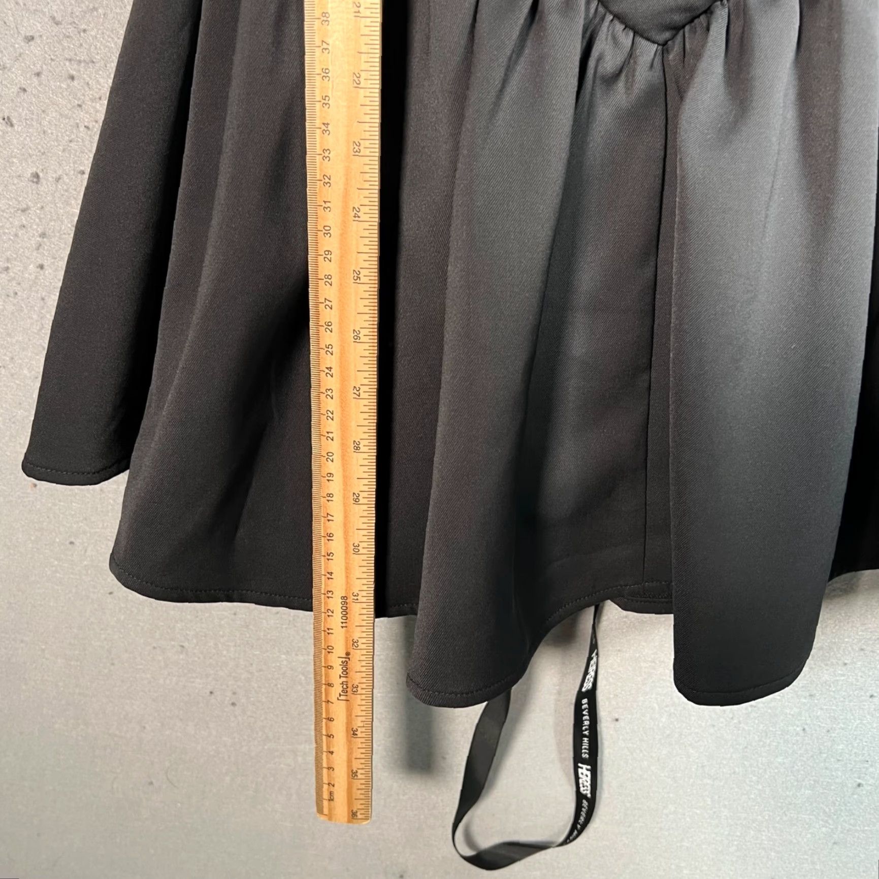 Vintage Heiress Beverly Hills Black Halter A-Line Mini Dress 2XL Women Sleeveless Short Contour Dress Size XXL / US 16-18 / IT 52-54 - 7 Thumbnail