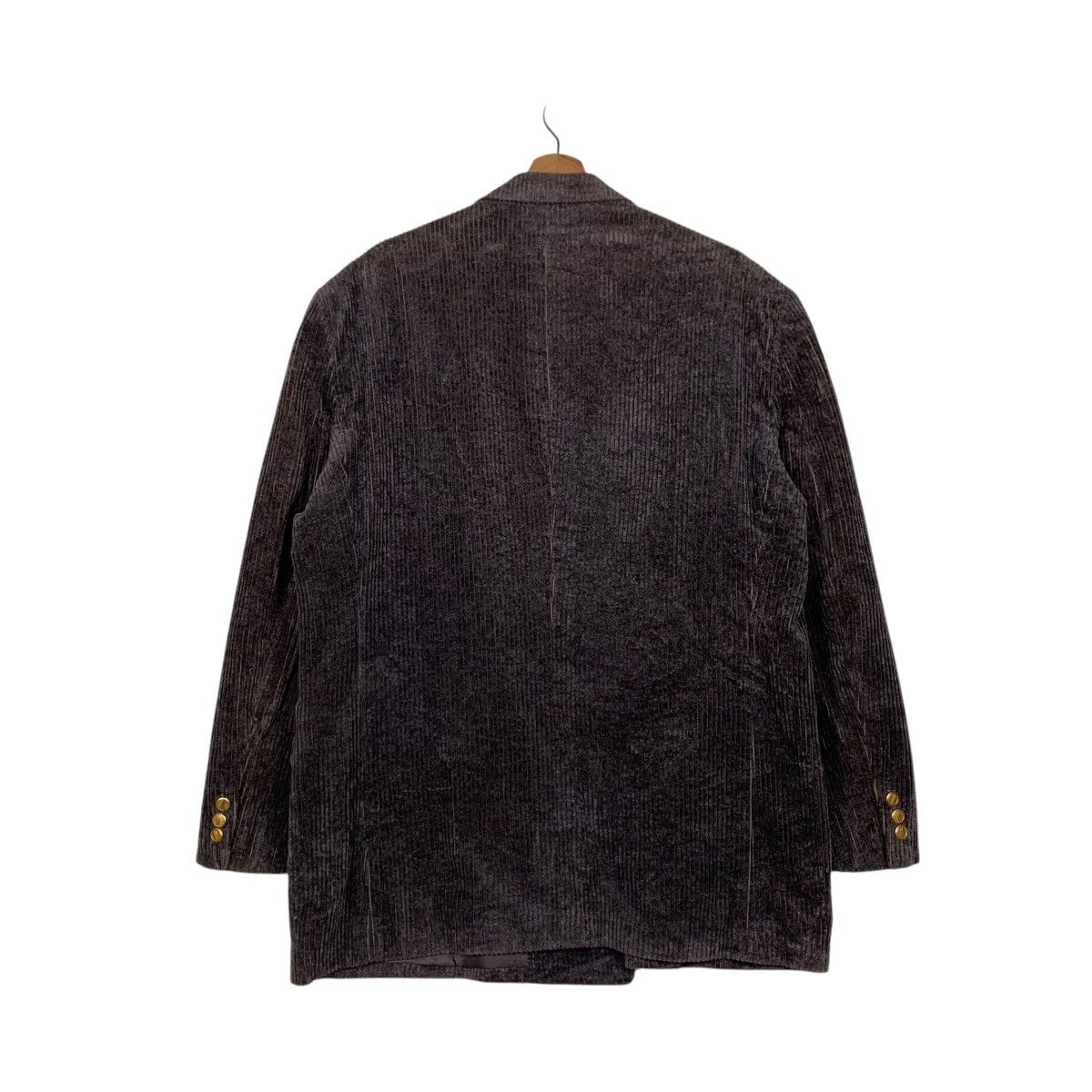 ALAIN DELON ALAIN DELON Corduroy Velvet Dark Brown Blazers #2109-C92 Size US L / EU 52-54 / 3 - 7 Thumbnail