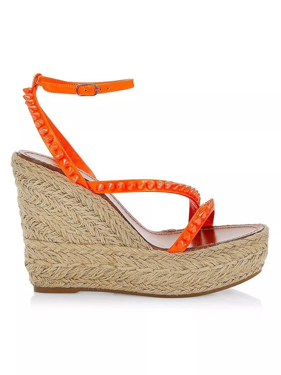 Christian Louboutin o1s1wg110924 Mafaldina Heeled in Orange Size US 8 / IT 38 - 1 Preview