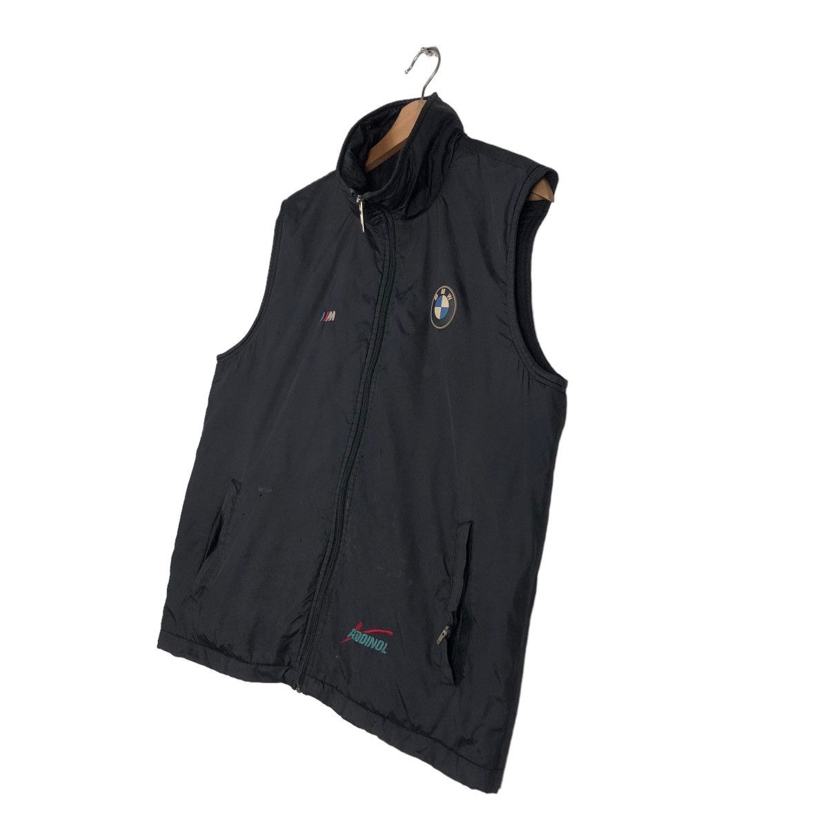 Japanese Brand 🔥Vintage Vest Puffer Down BMW Motorrad Big Logo Spell Out Size US L / EU 52-54 / 3 - 2 Thumbnail