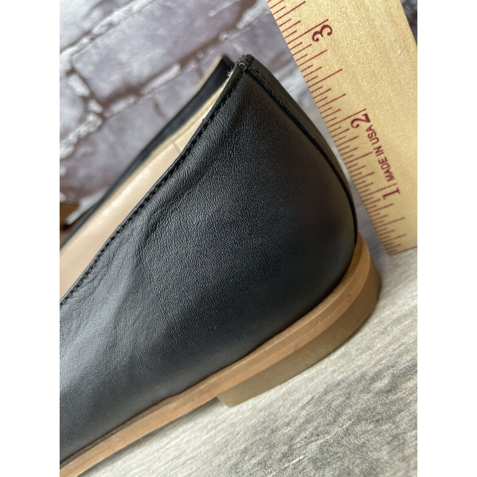 Other Dr. Scholls Original Collection Ashah Black Leather Pointed Size US 7.5 / IT 37.5 - 11 Thumbnail