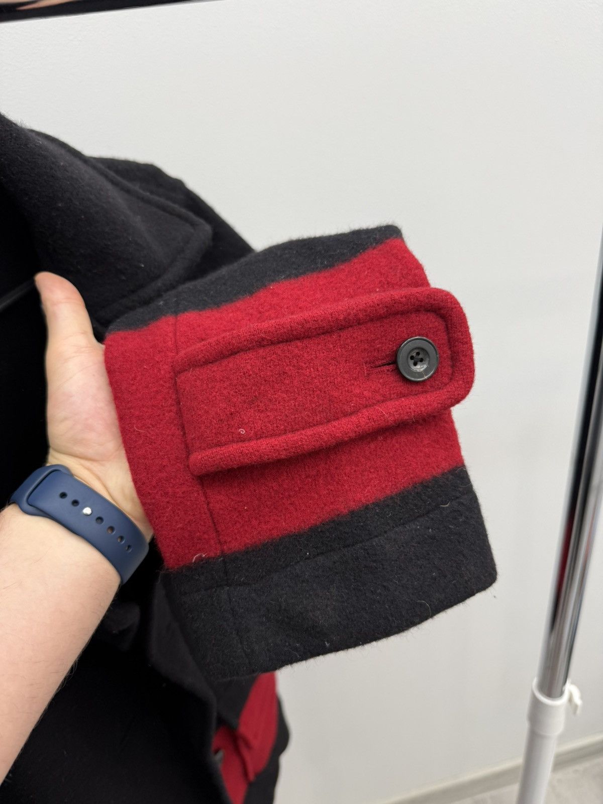 Polo Ralph Lauren Polo Ralph Lauren Merino Wool Double Breasted Pea Coat Size US L / EU 52-54 / 3 - 3 Thumbnail