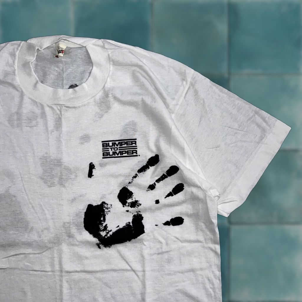 Vintage VINTAGE Screen Stars T-Shirt White Crew Neck Short Sleeve L Men Size US L / EU 52-54 / 3 - 1 Thumbnail