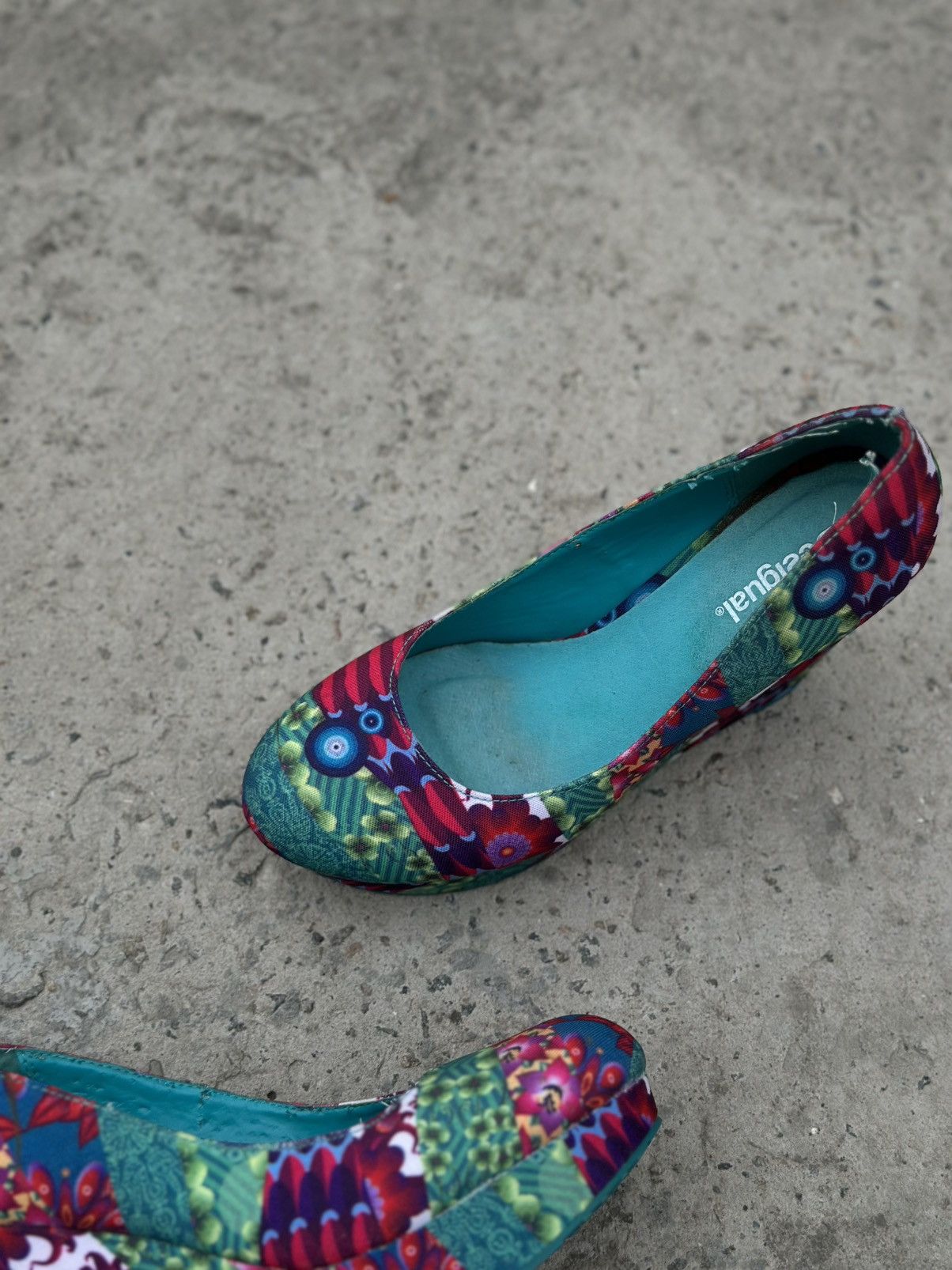 Hypebeast Vintage Japanese Style Desigual Women’s High Heels Shoes 38 Size US 8 / IT 38 - 5 Thumbnail