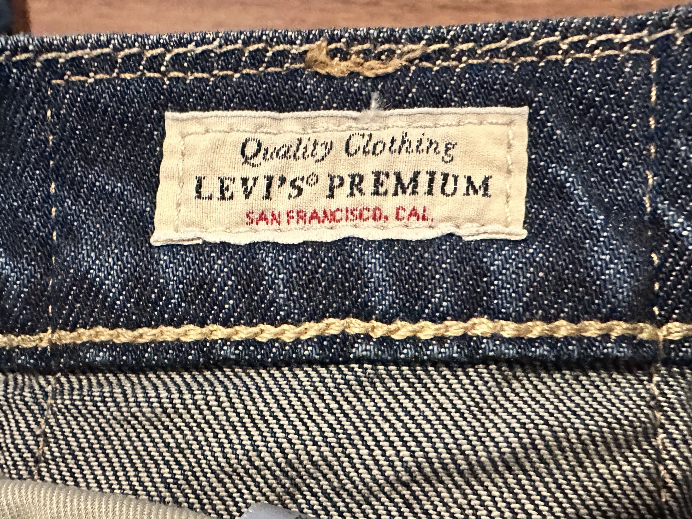 Levi's Levi’s 502 Taper Fit Jeans 34x32 Dark Wash Size US 34 / EU 50 - 6 Thumbnail